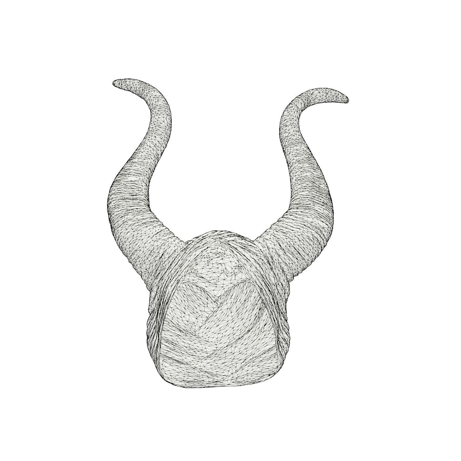 Maleficent horned head 3D model_6