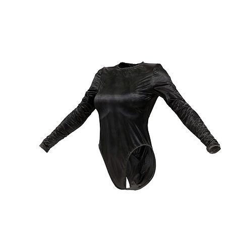 Long Sleeve Swim Suit 3D model