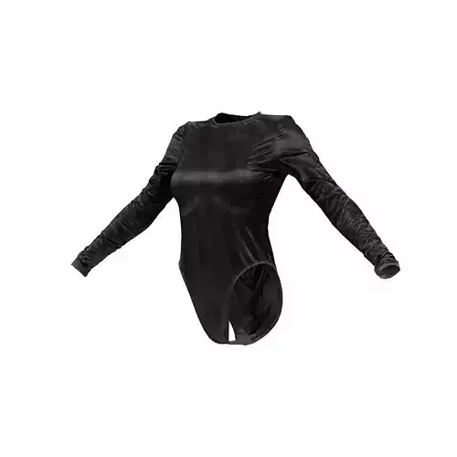 Long Sleeve Swim Suit 3D model