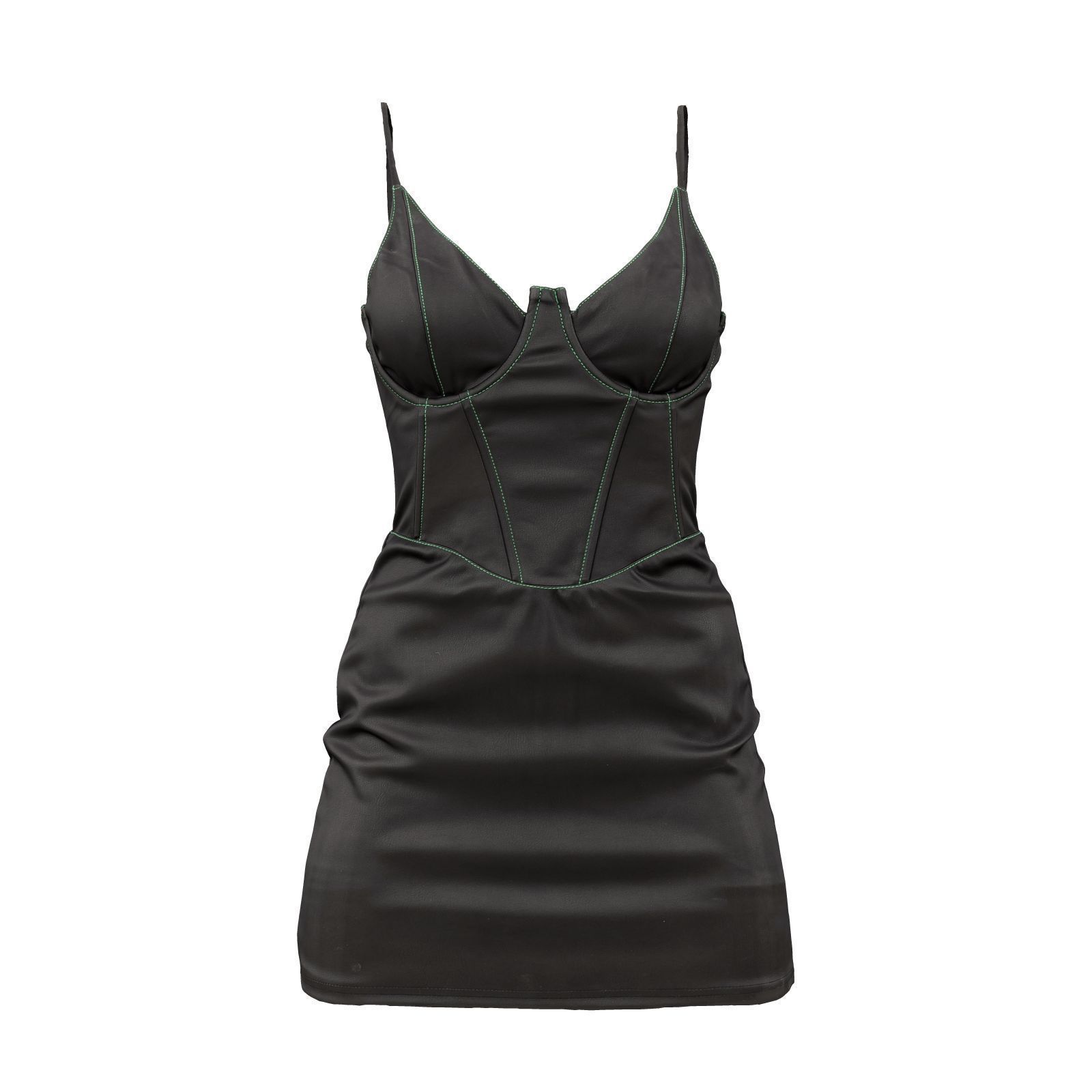 Little Stitched Dress 3D model_1