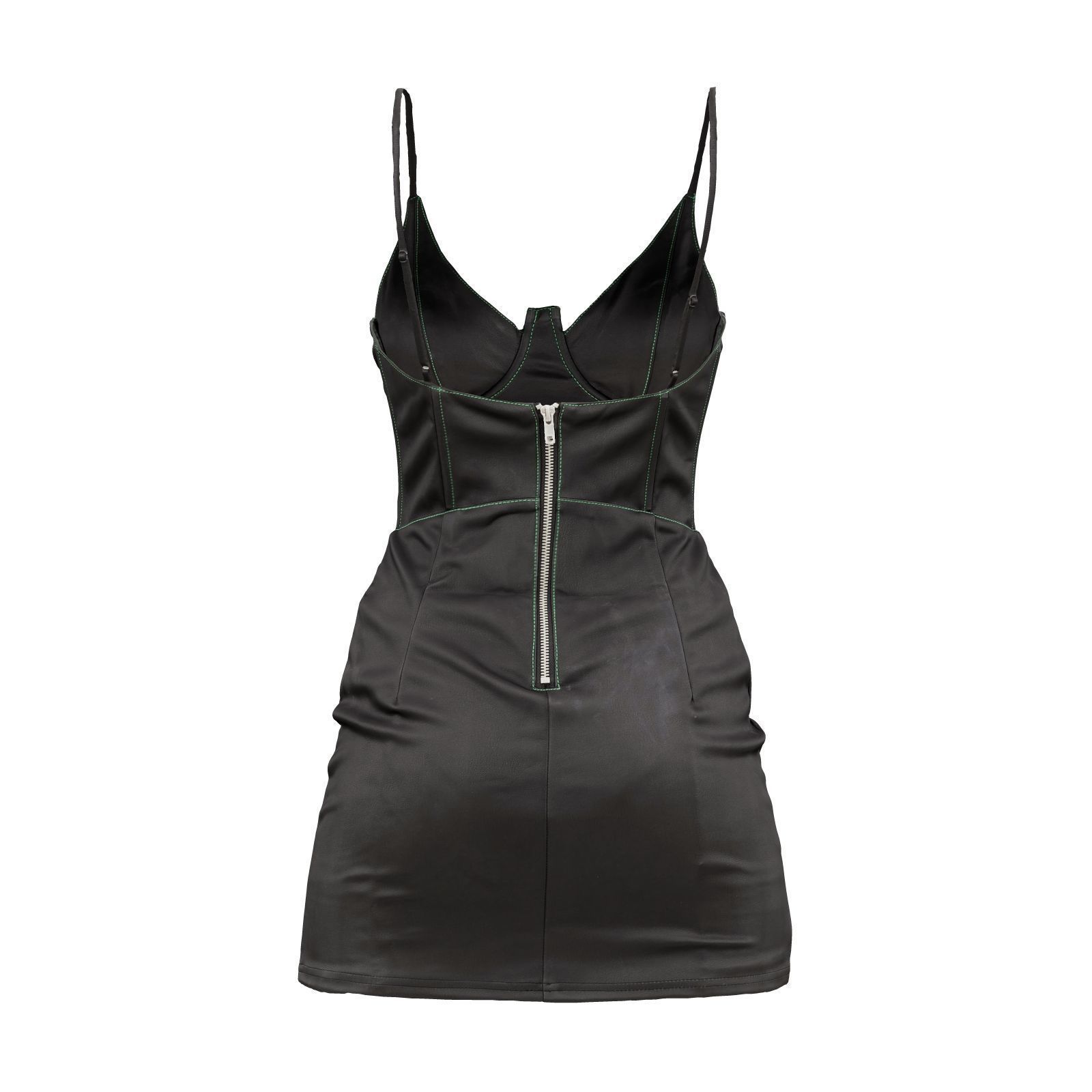 Little Stitched Dress 3D model_2