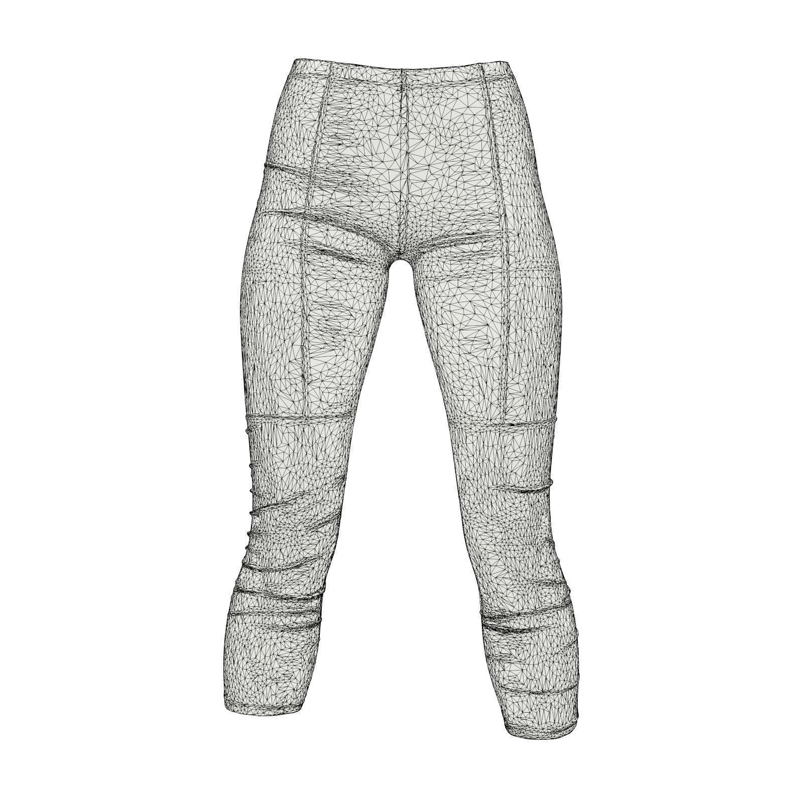 Lined Leggings 3D model_8