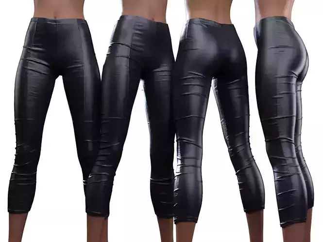 Lined Leggings 3D model