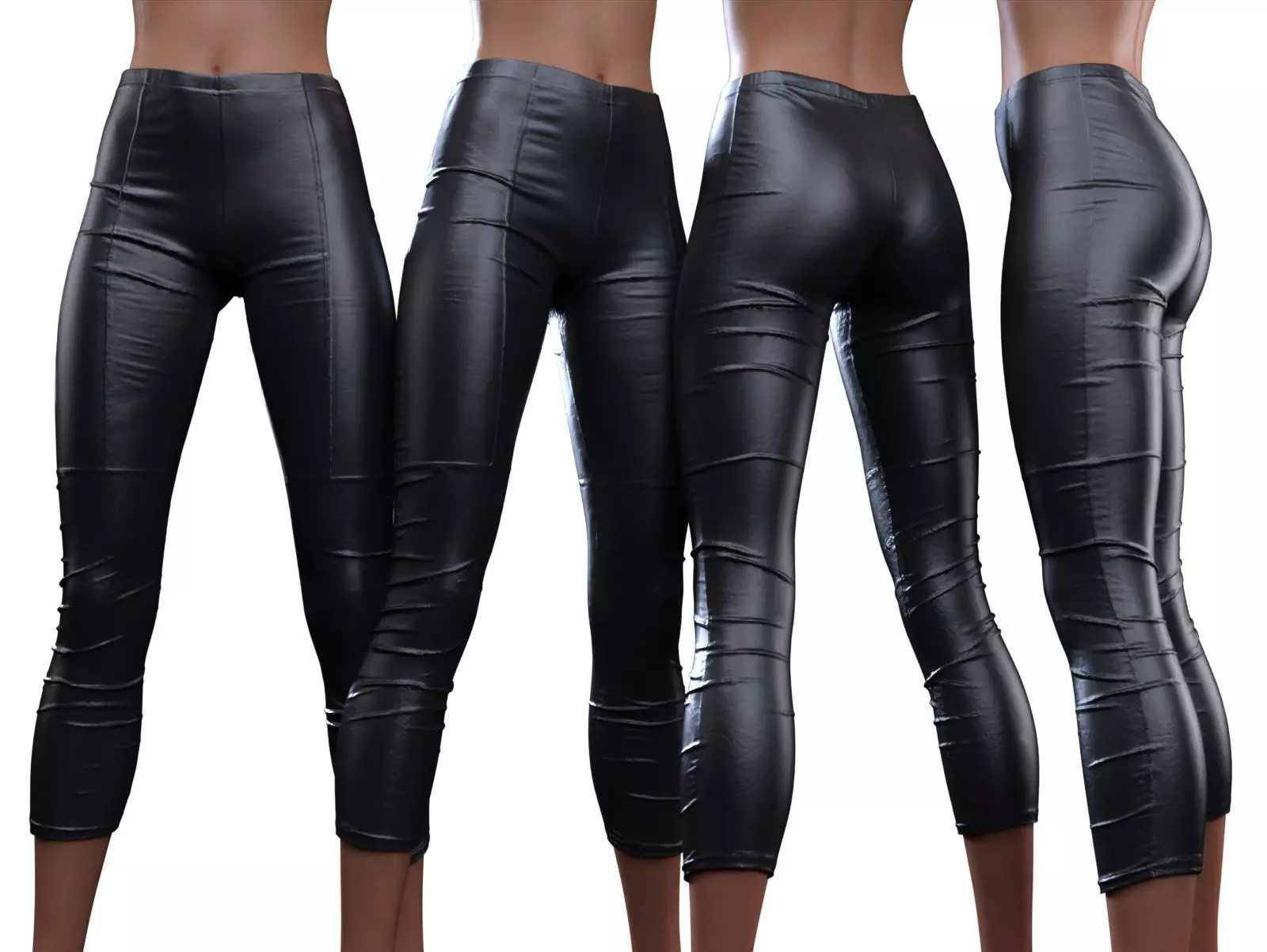 Lined Leggings 3D model_0
