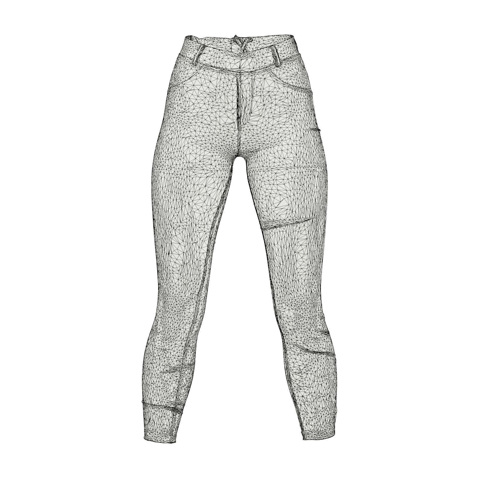 Legginglike Trousers 3D model_8