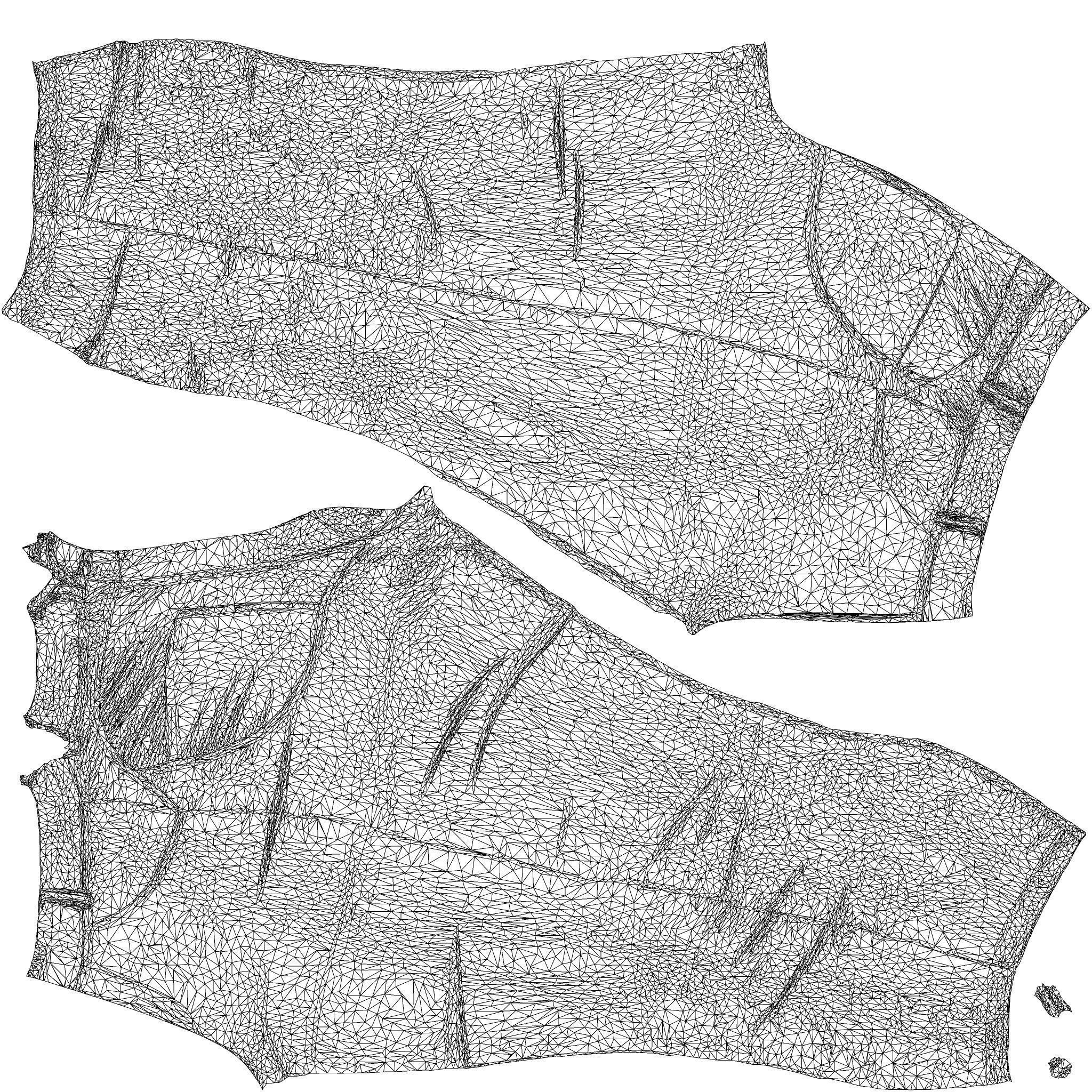 Legginglike Trousers 3D model_10