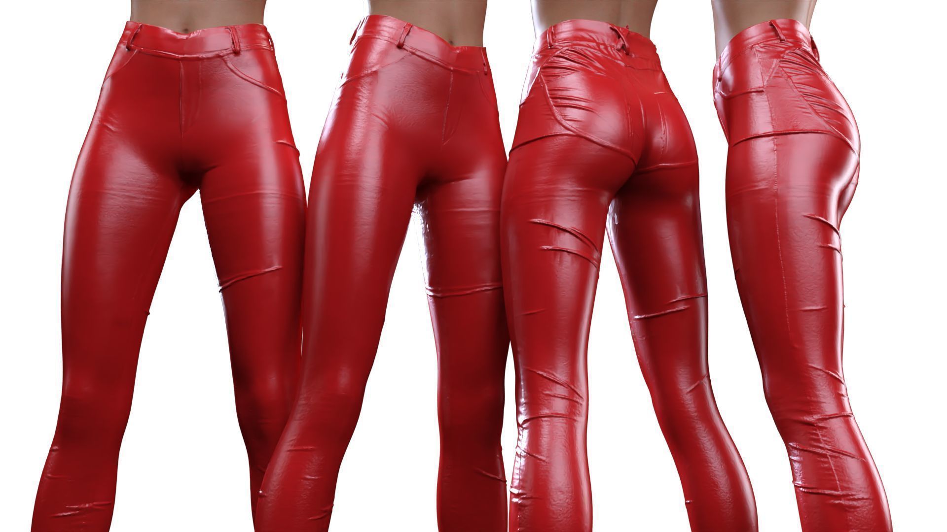 Legginglike Trousers 3D model_16