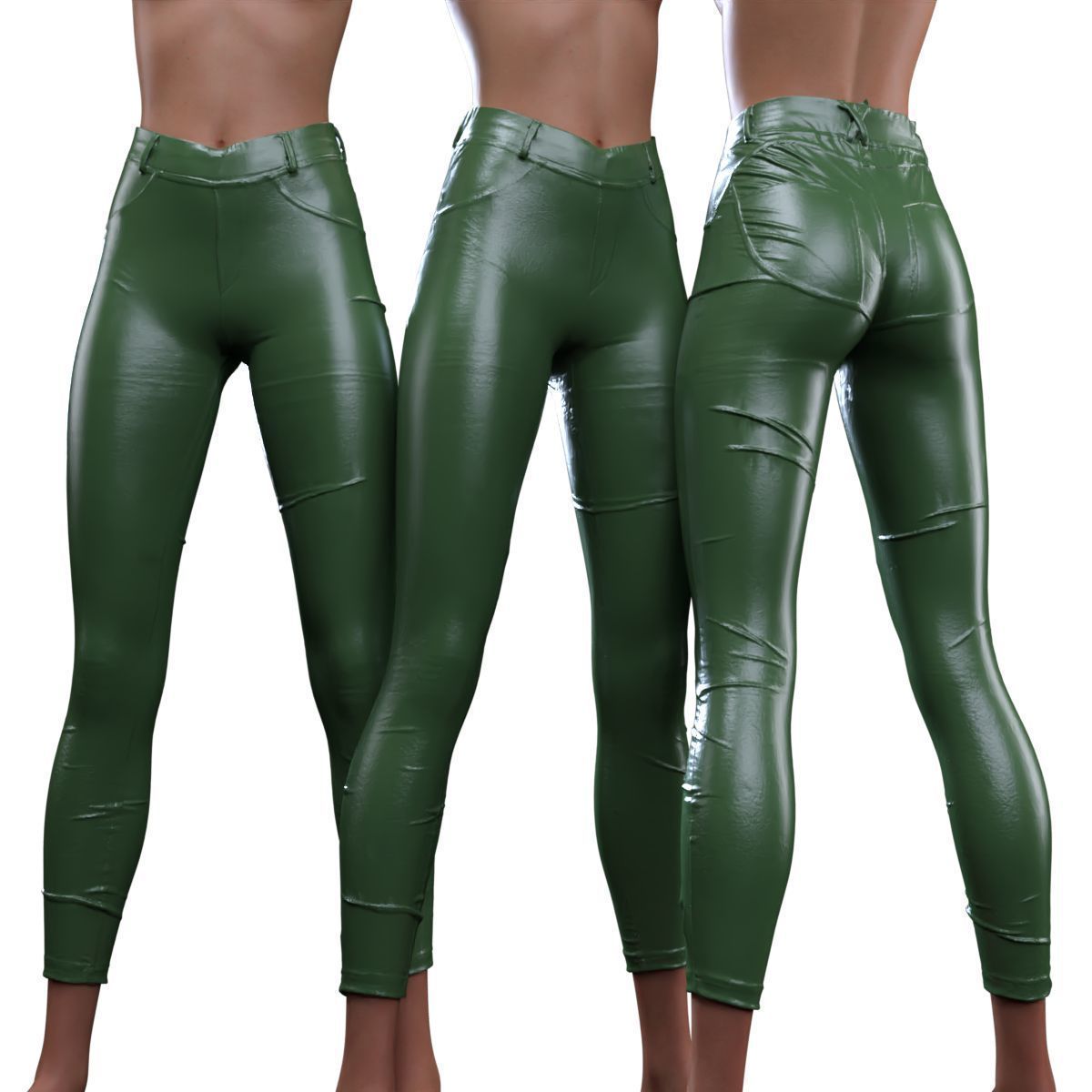 Legginglike Trousers 3D model_13