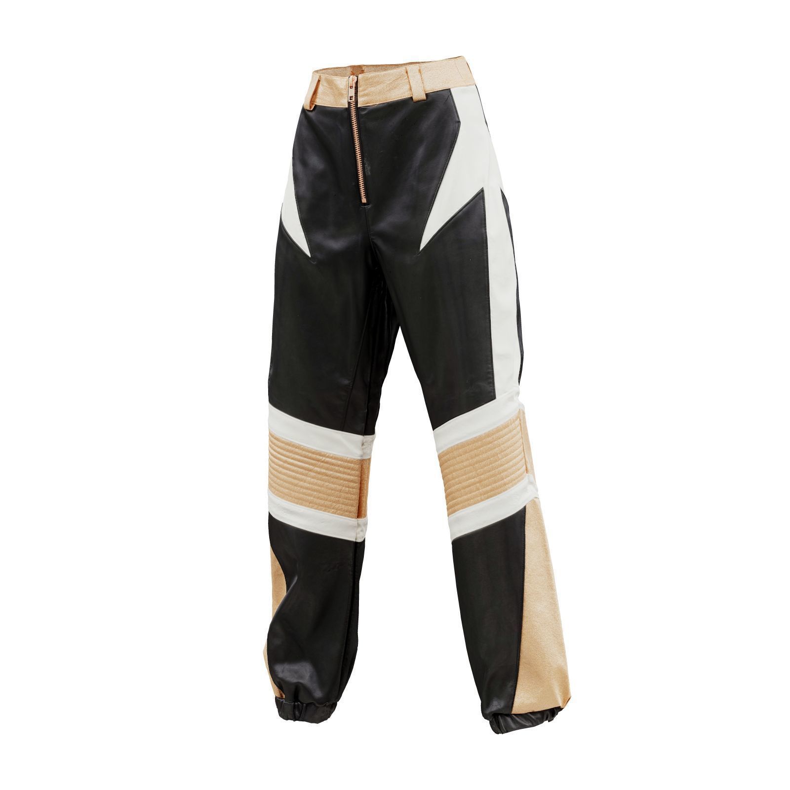 Leather Wrestling Trousers 3D model_4
