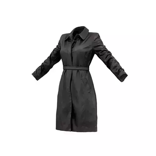 Leather Stitch Trench