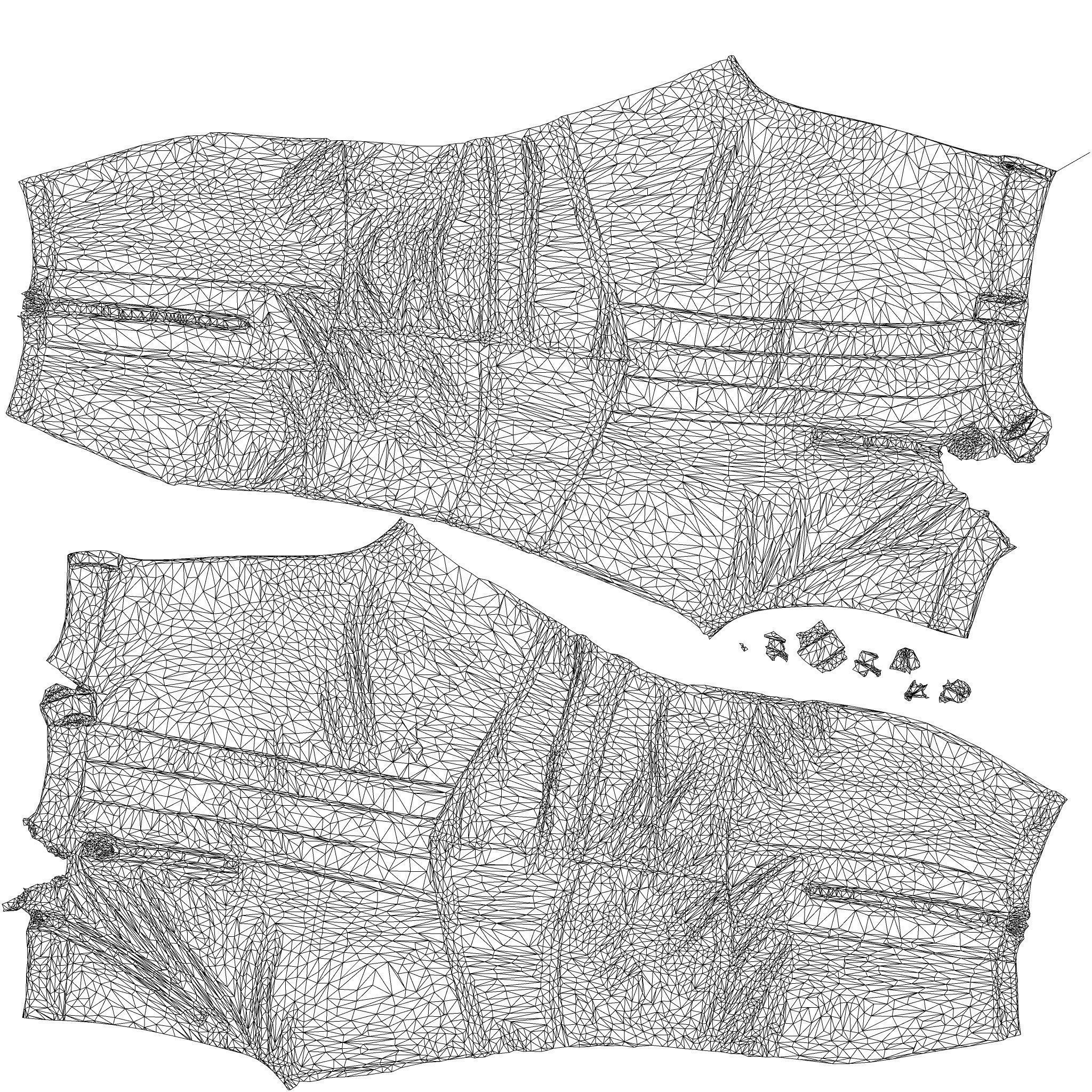 Leather Racer Pants 3D model_10