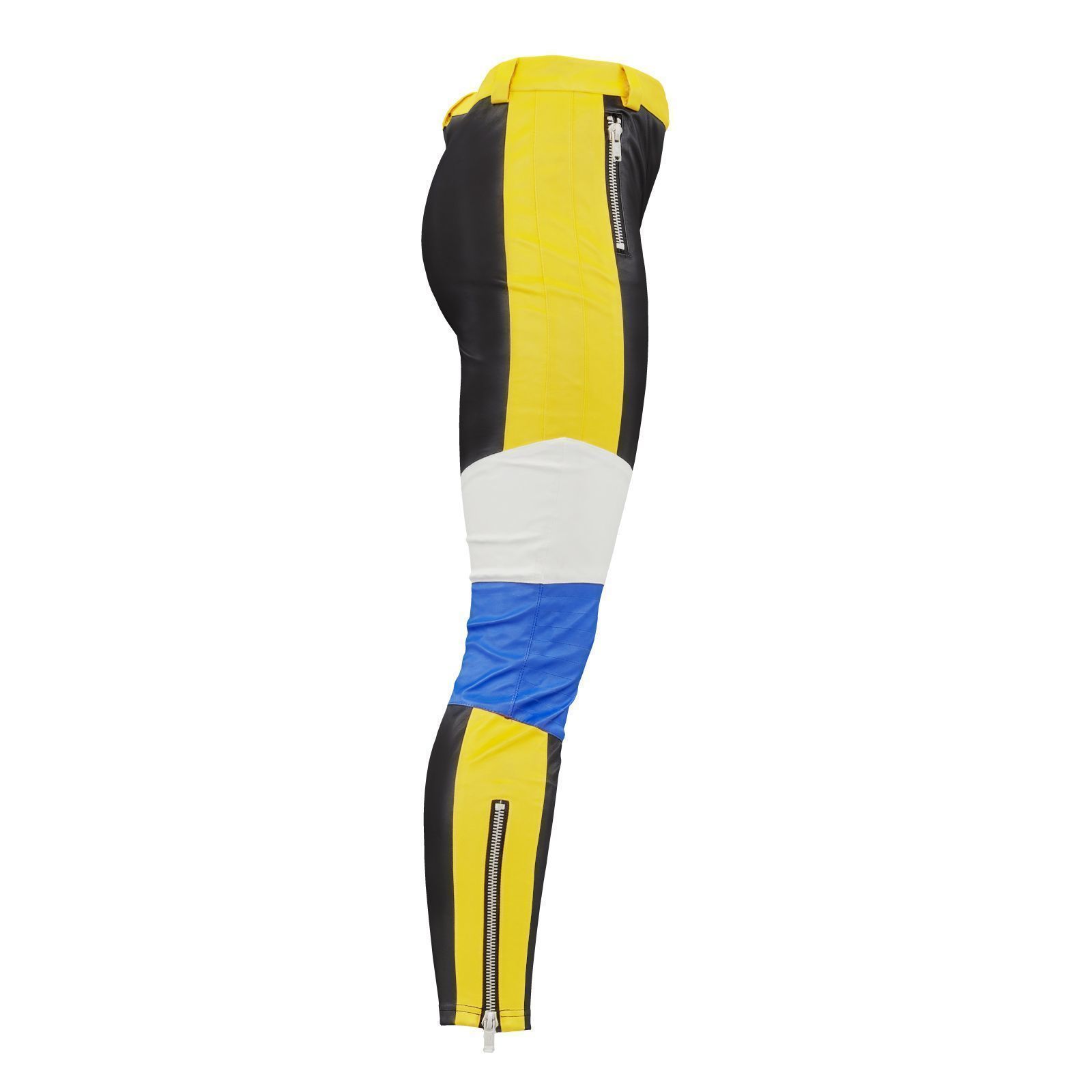 Leather Racer Pants 3D model_7