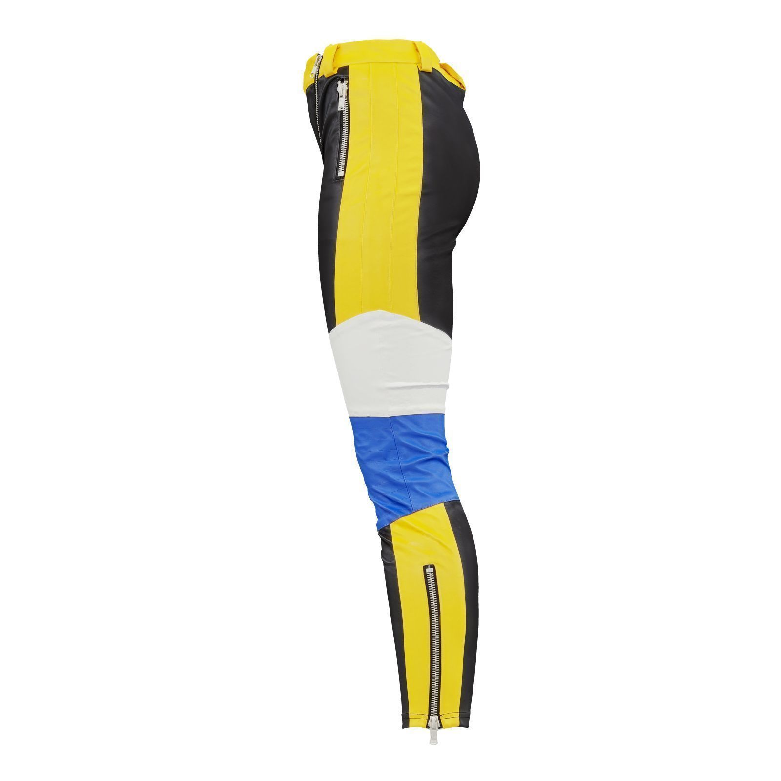 Leather Racer Pants 3D model_6