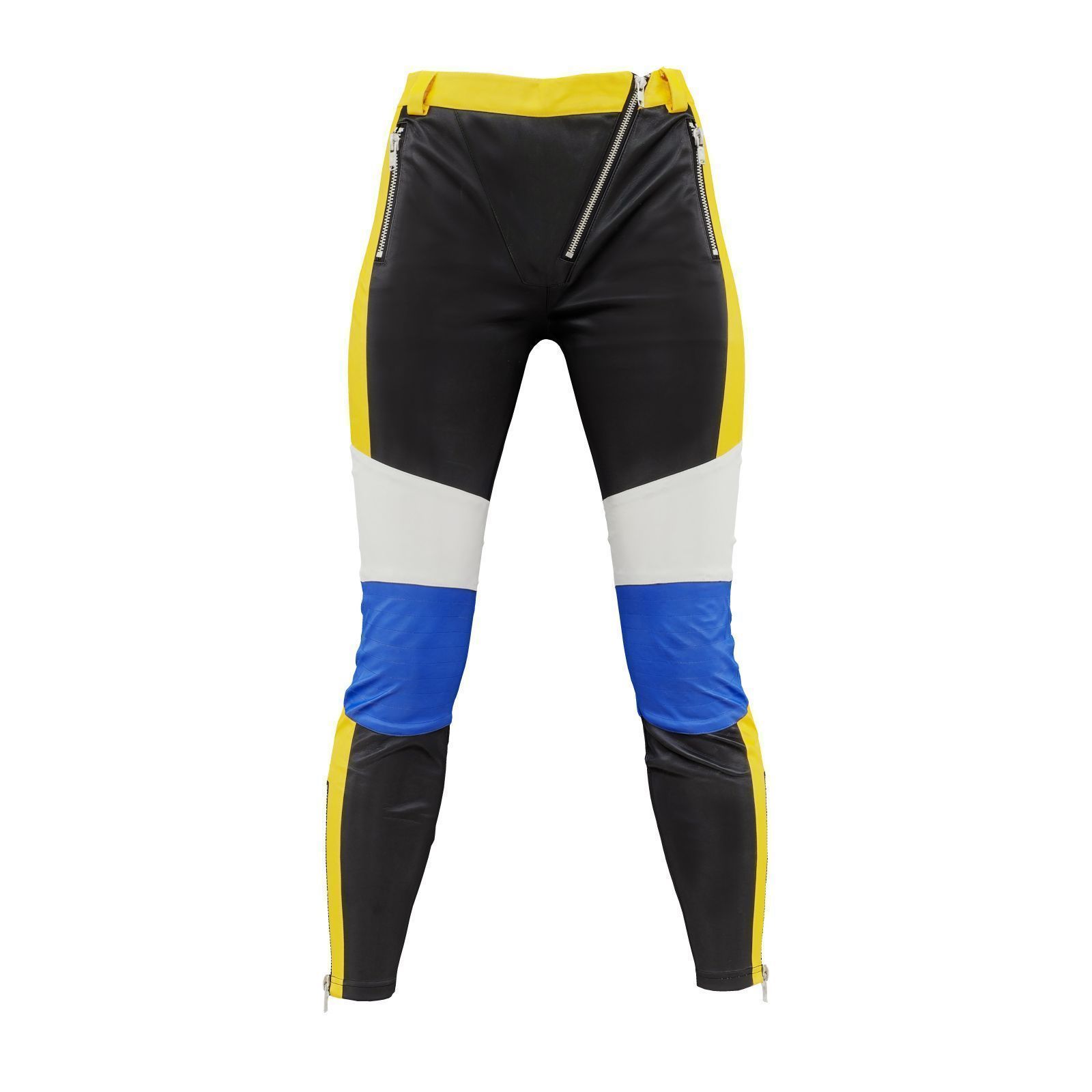 Leather Racer Pants 3D model_2