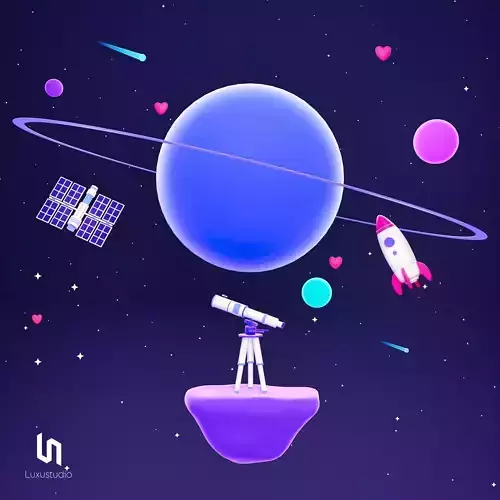 Cosmos - 3D Space illustration