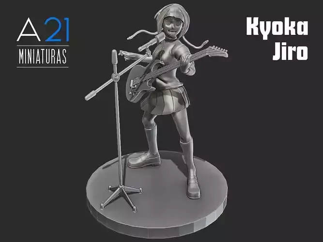 Kyoka Jiro Earphone Jack 3D Model
