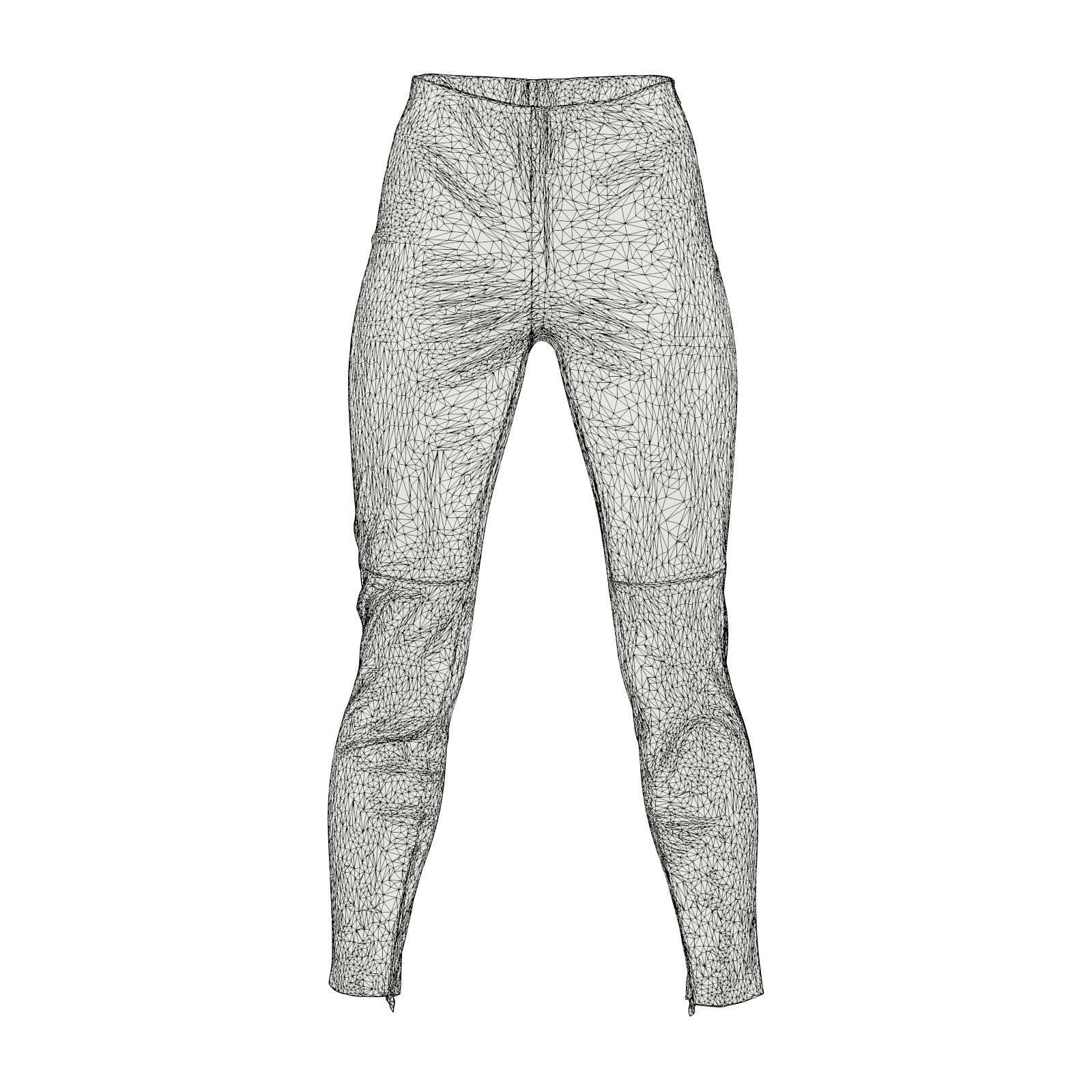 Leather Leggings 3D model_8