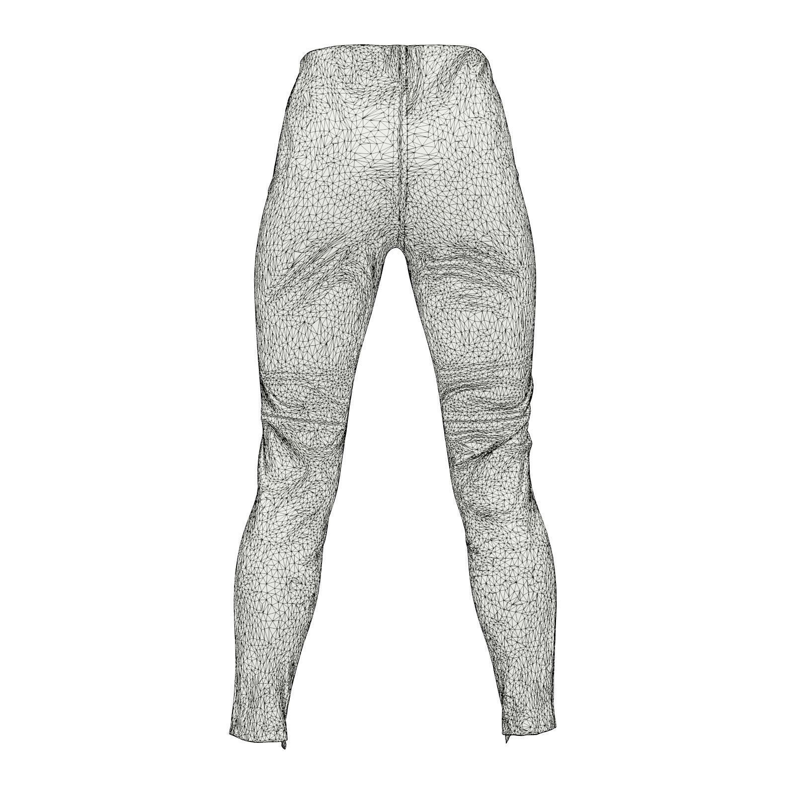 Leather Leggings 3D model_9