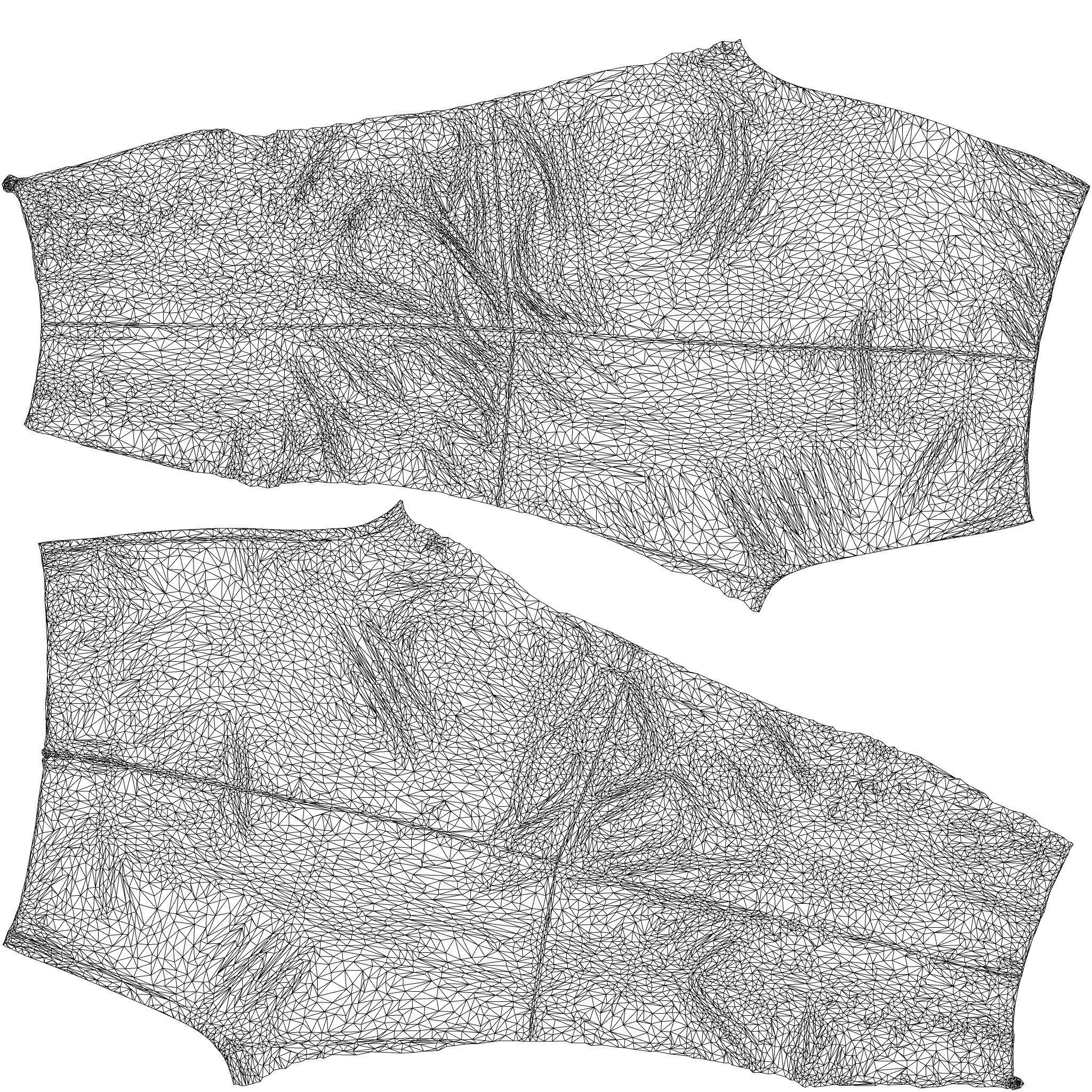 Leather Leggings 3D model_10