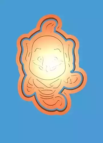 MakeIT Arabian Nights Cookie Cutter Genie