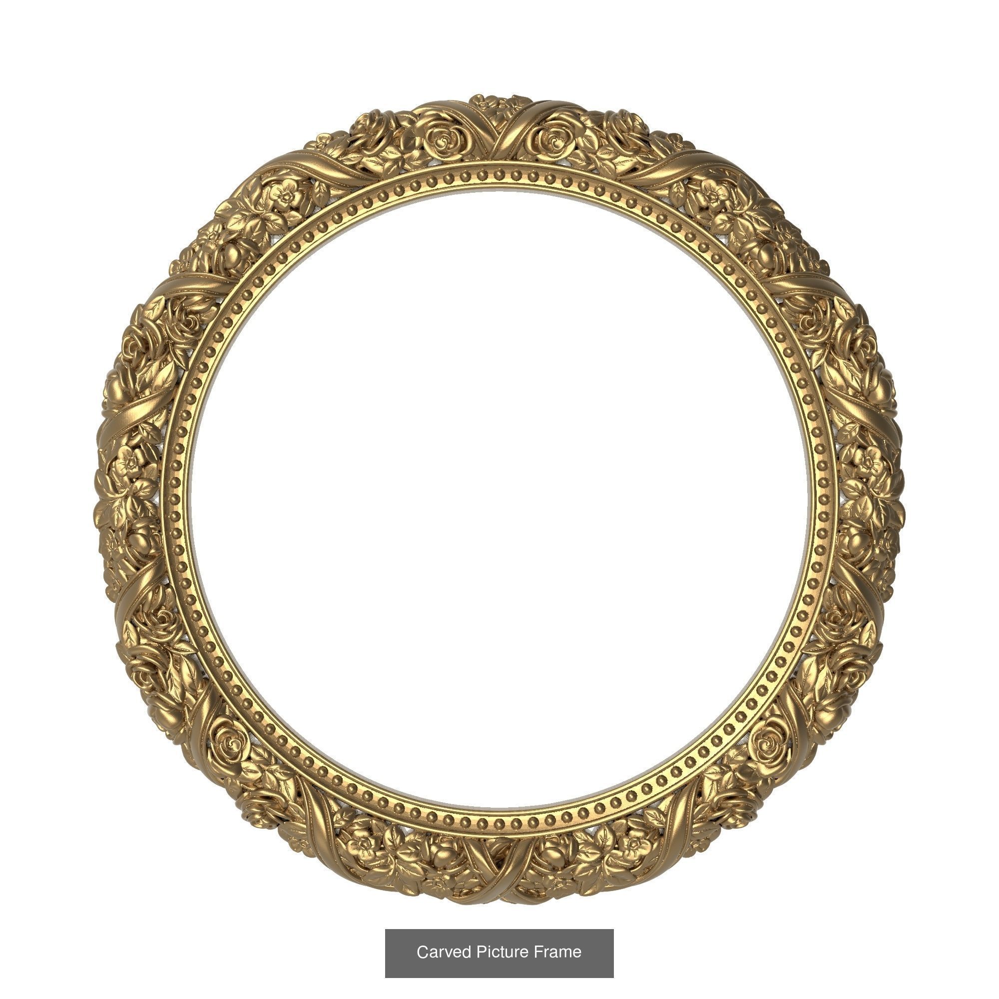 10 carved frames set 3D Model Collection_3