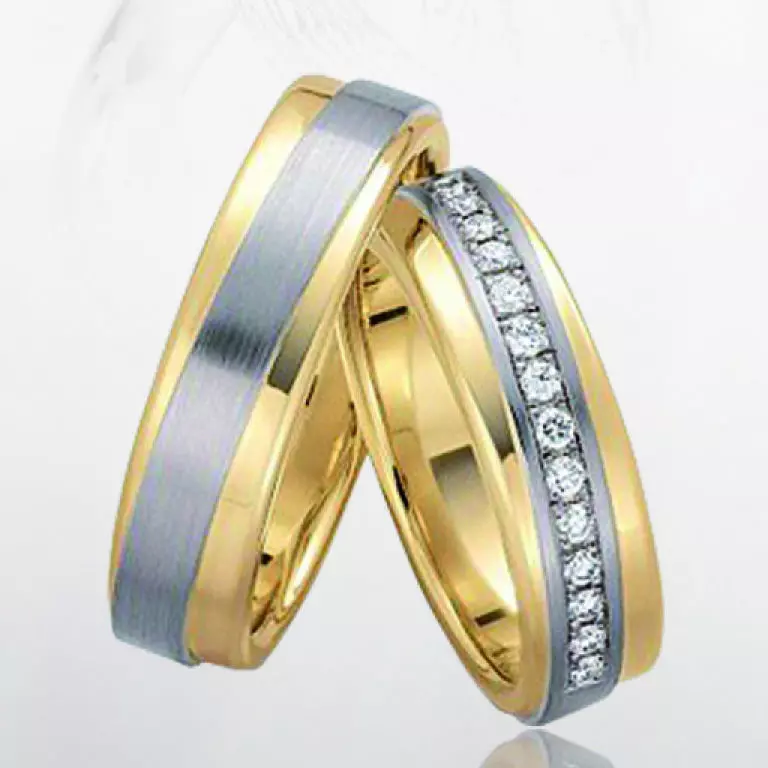 Wedding rings 025 3D print model