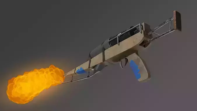 Flamethrower for games