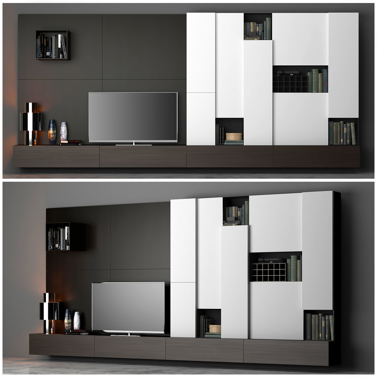 Display cabinet 3d collection 1 3D model_16