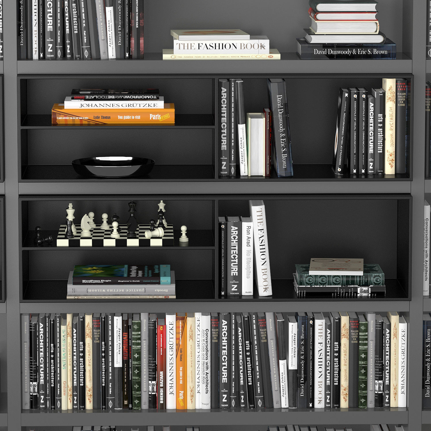 Display cabinet 3d collection 1 3D model_32