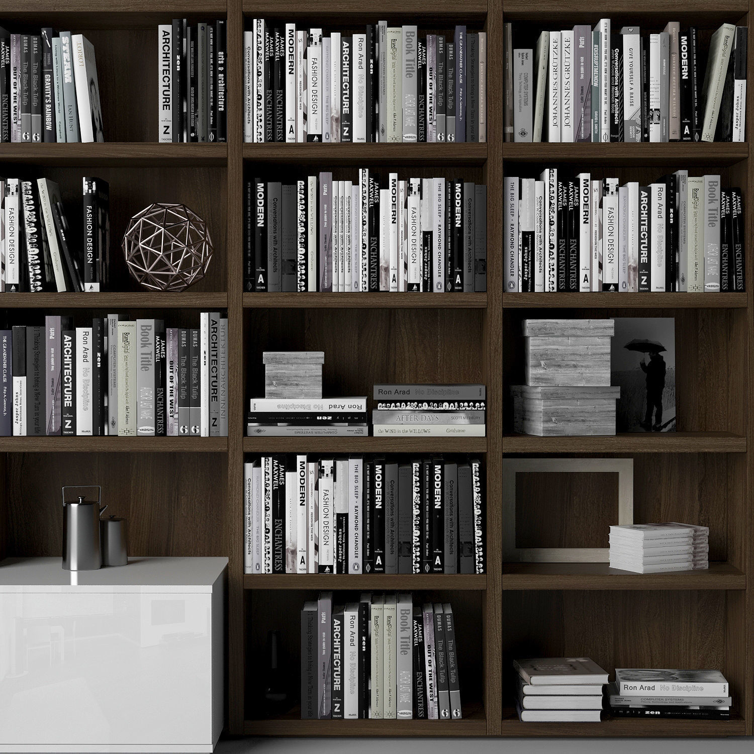 Display cabinet 3d collection 1 3D model_21