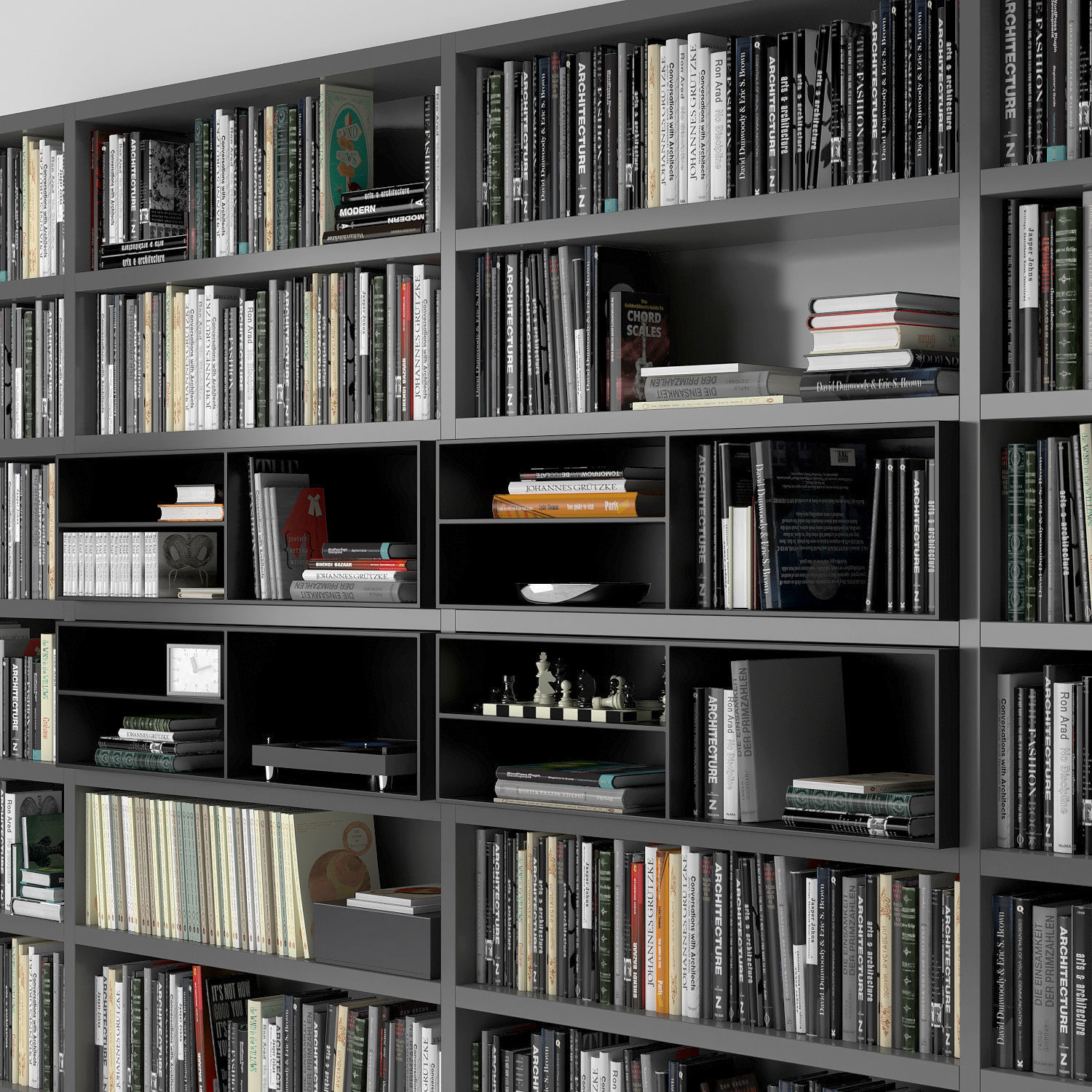 Display cabinet 3d collection 1 3D model_30