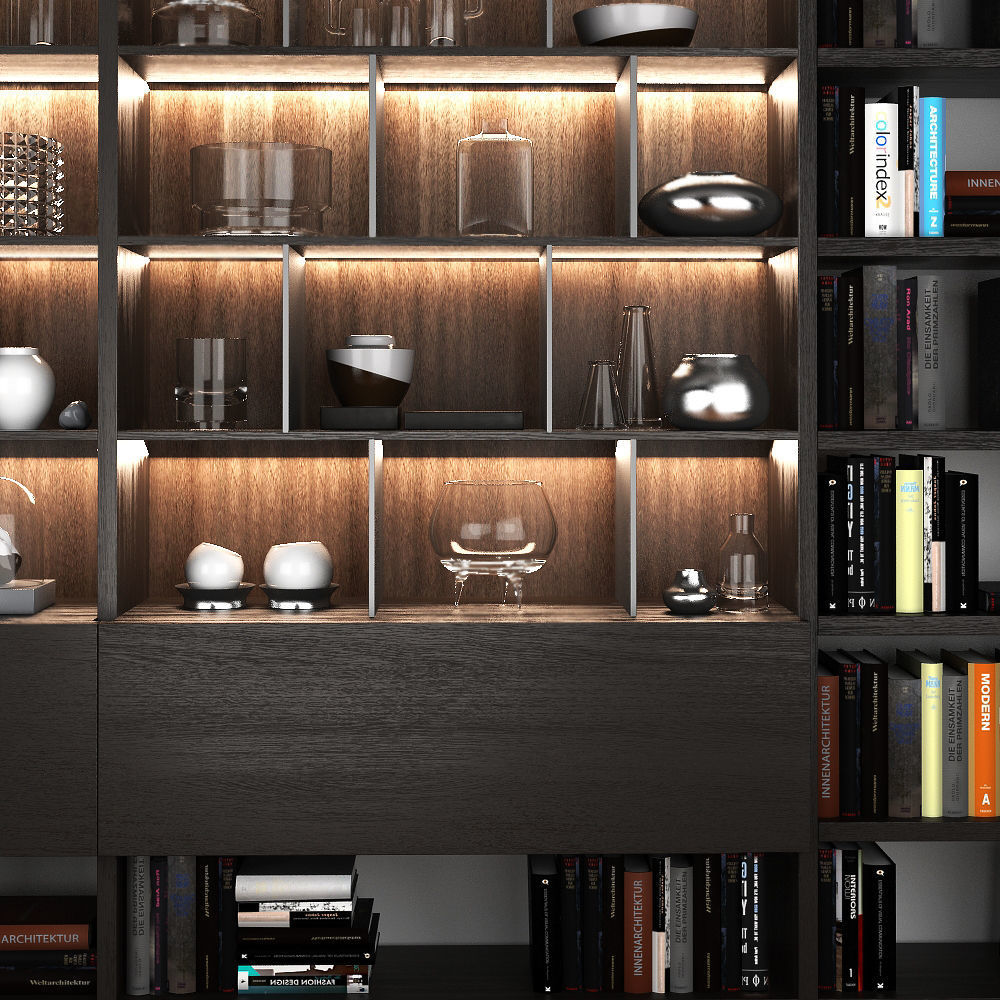 Display cabinet 3d collection 1 3D model_5