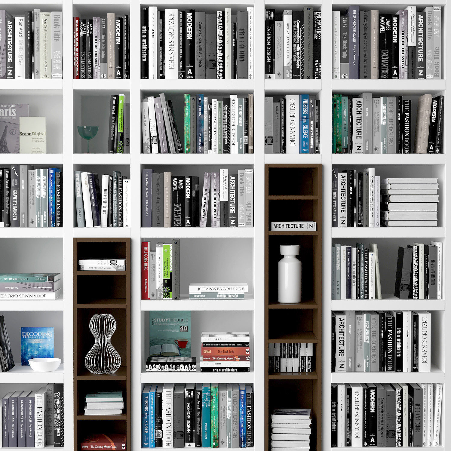 Display cabinet 3d collection 1 3D model_25