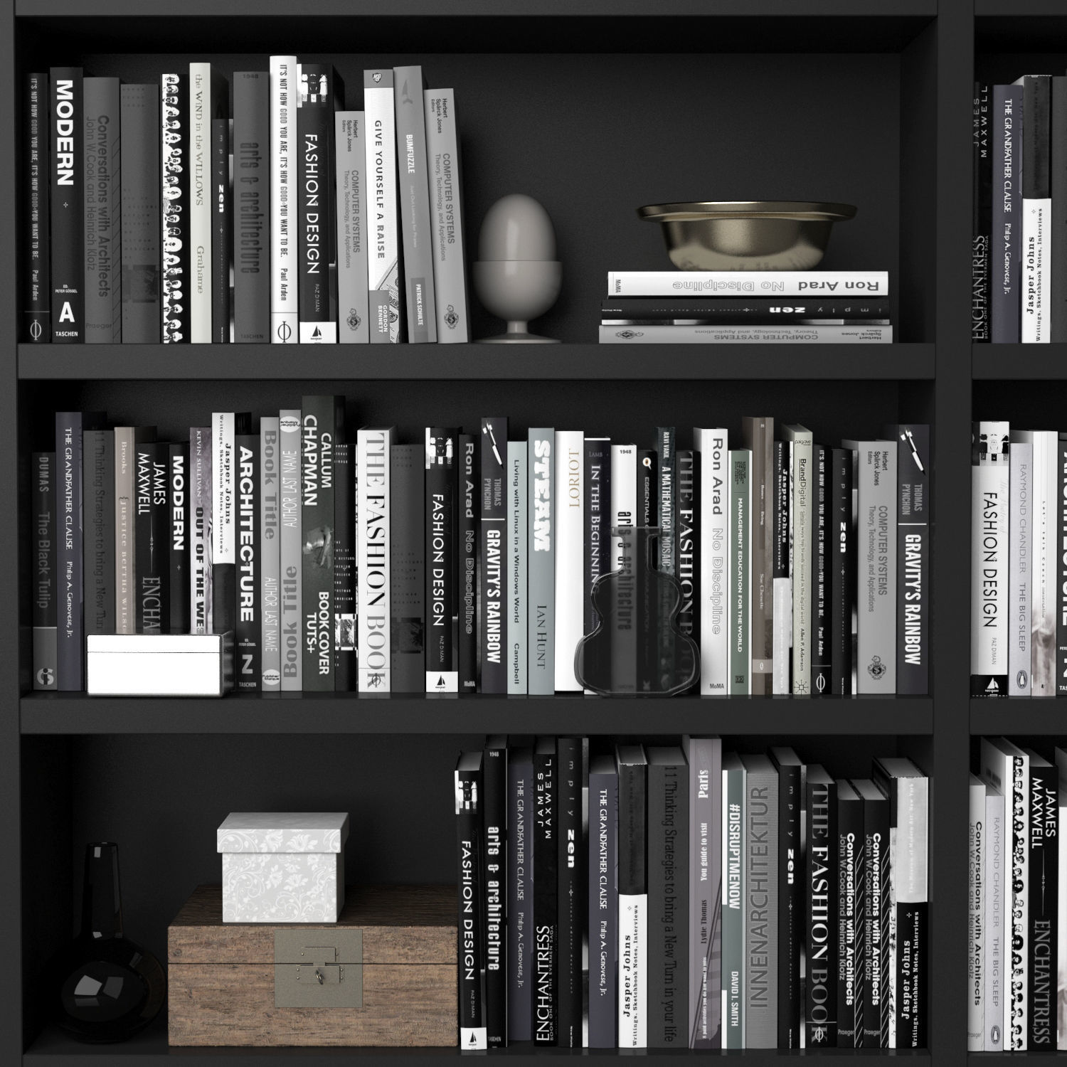 Display cabinet 3d collection 1 3D model_10