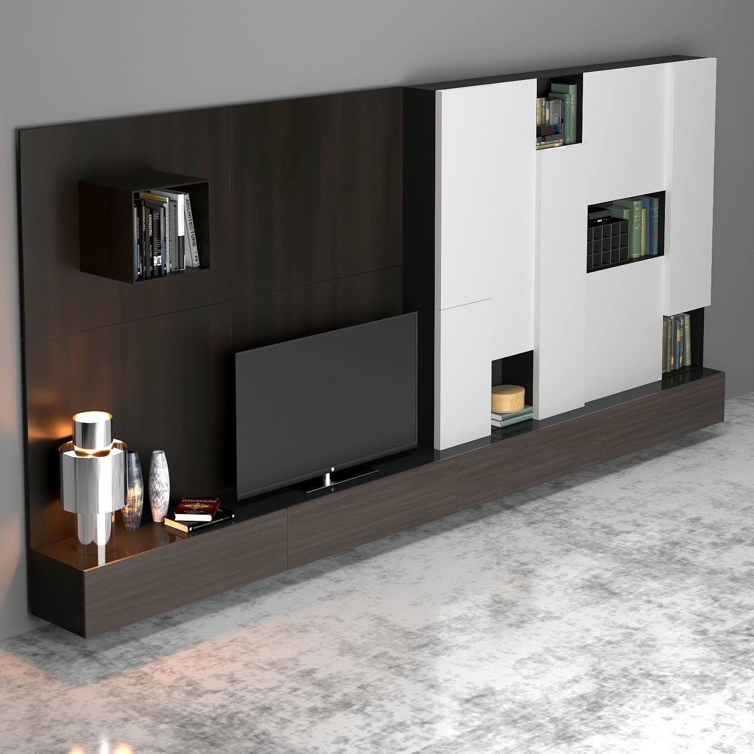 Display cabinet 3d collection 1 3D model_14