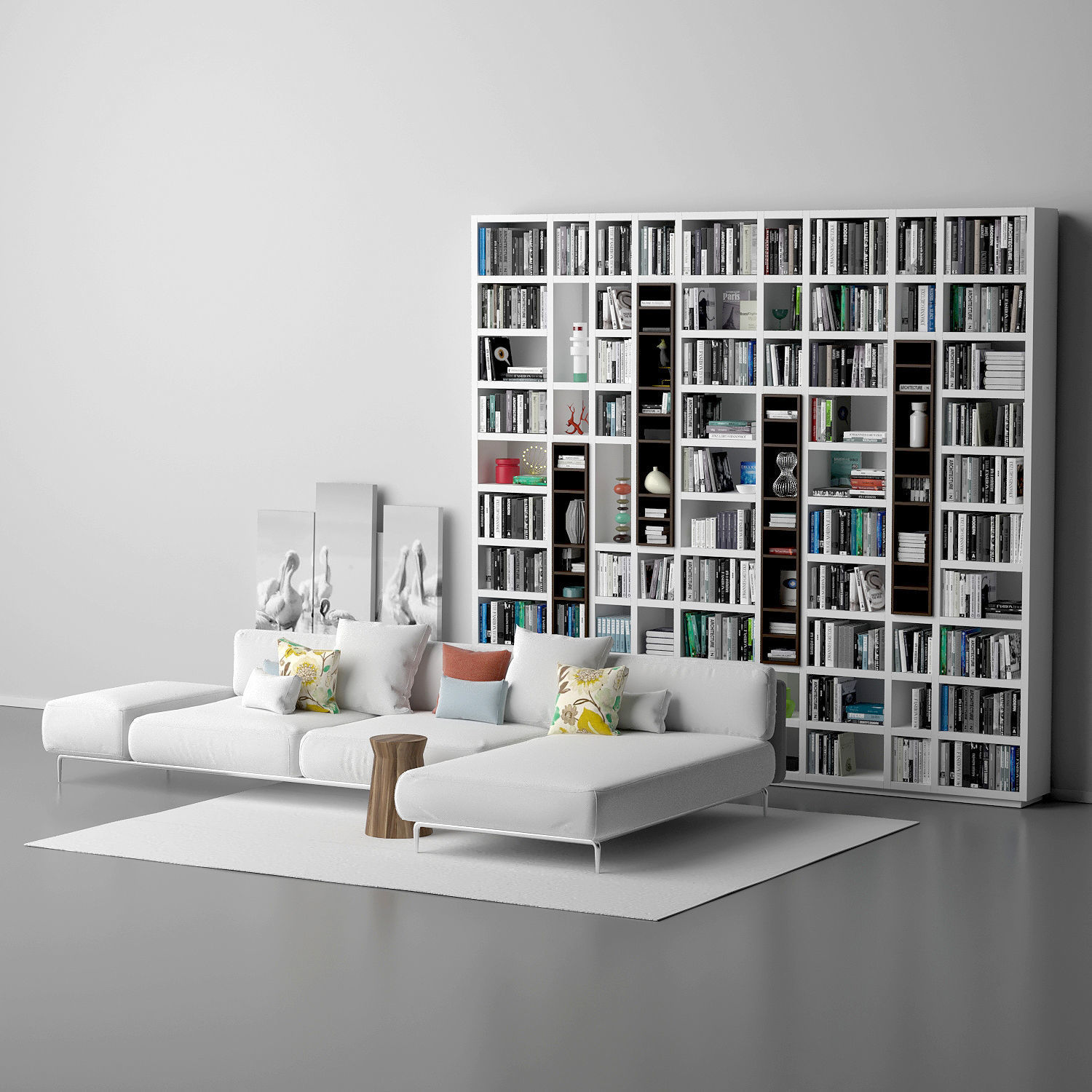 Display cabinet 3d collection 1 3D model_28