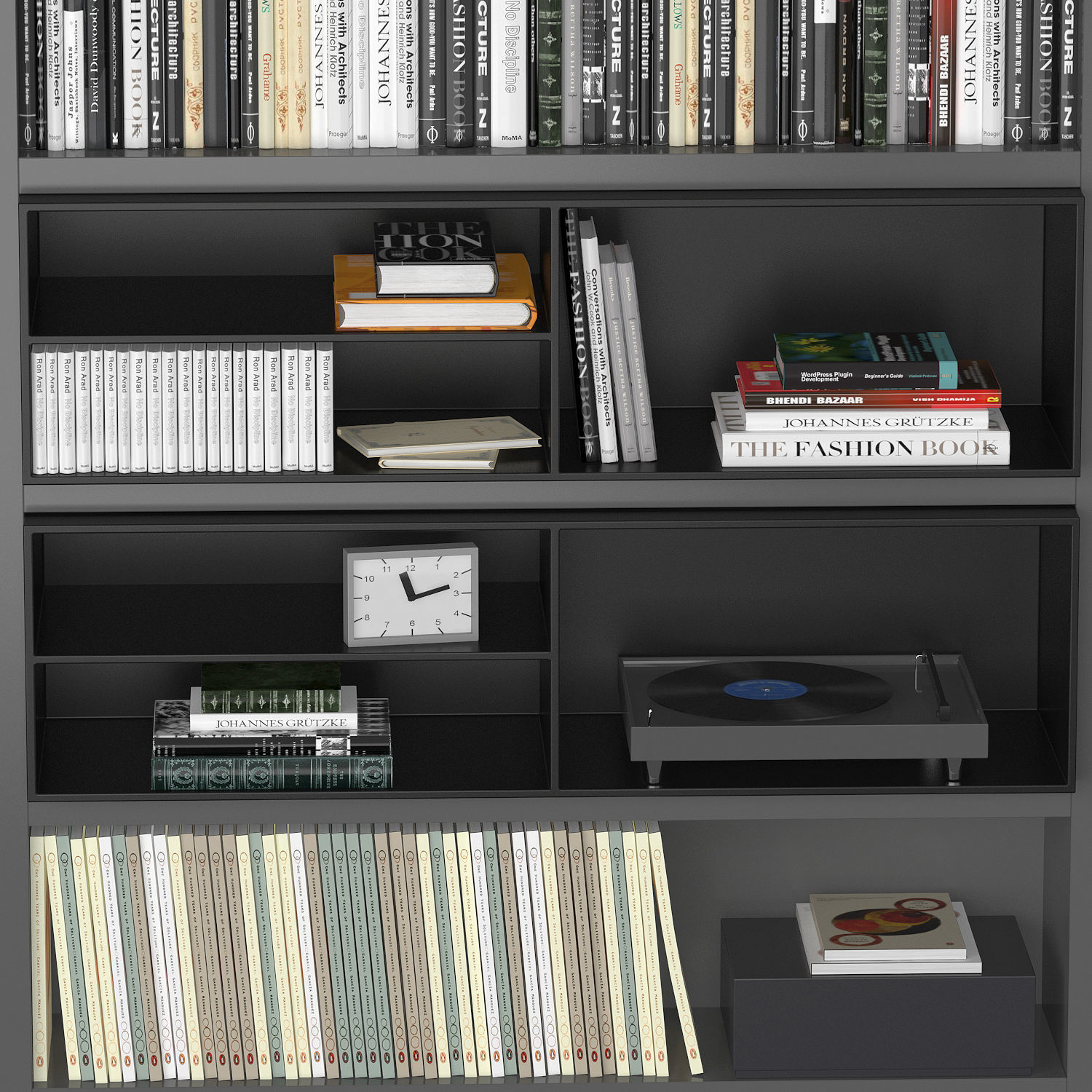 Display cabinet 3d collection 1 3D model_33