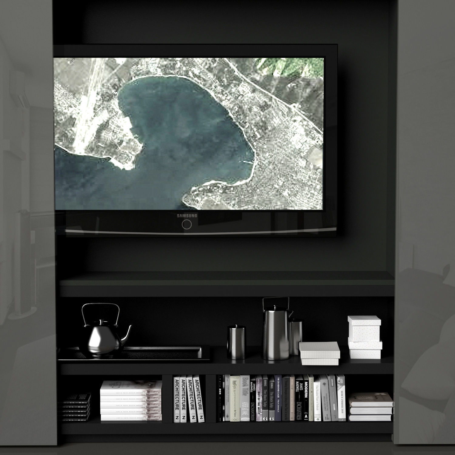 Display cabinet 3d collection 1 3D model_11