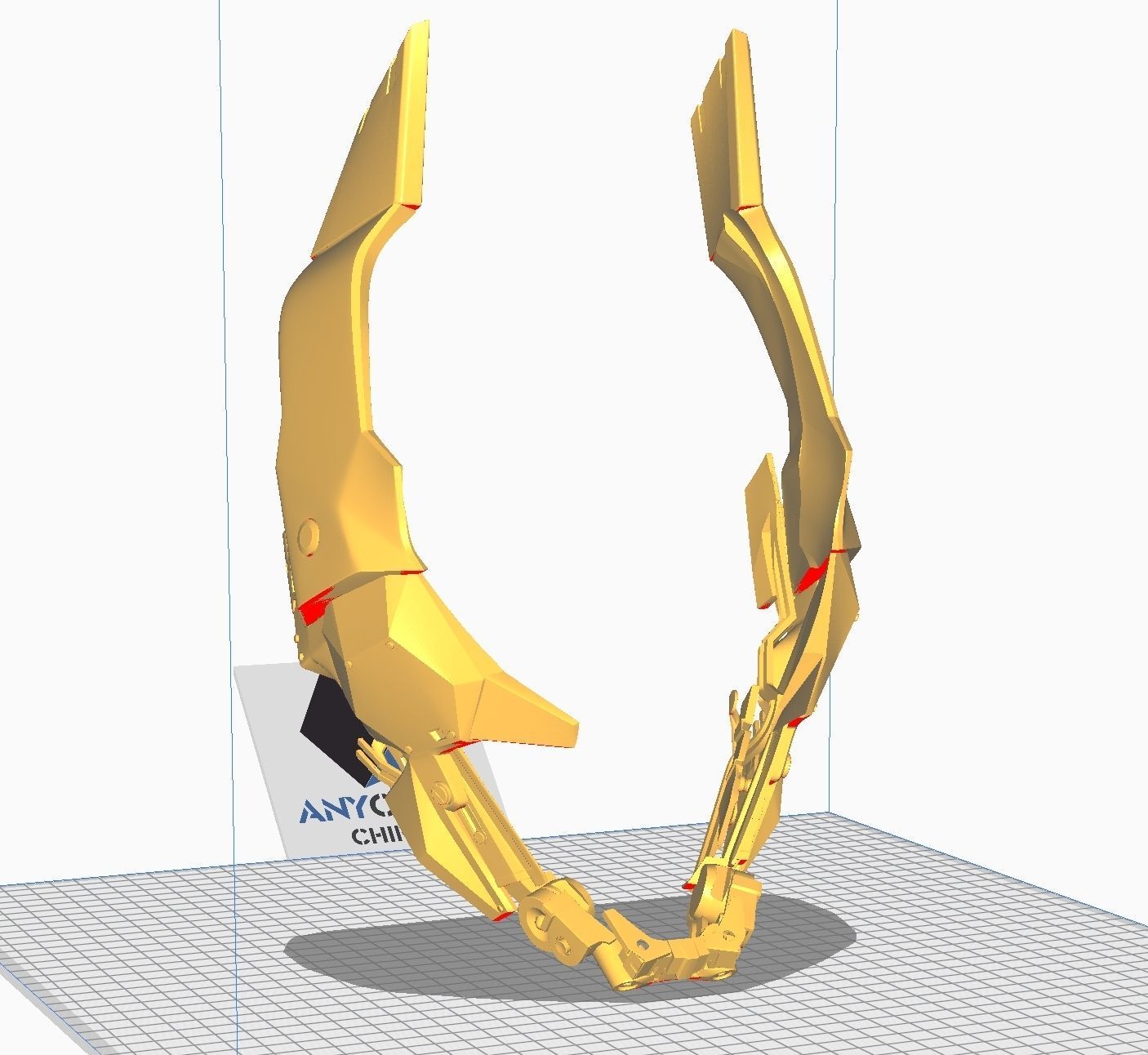 Arkham Knight Armor Batman Cosplay 3D print model_24