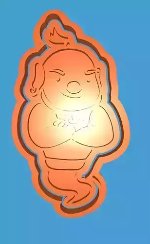 MakeIT Arabian Nights Cookie Cutter Genie With Frame