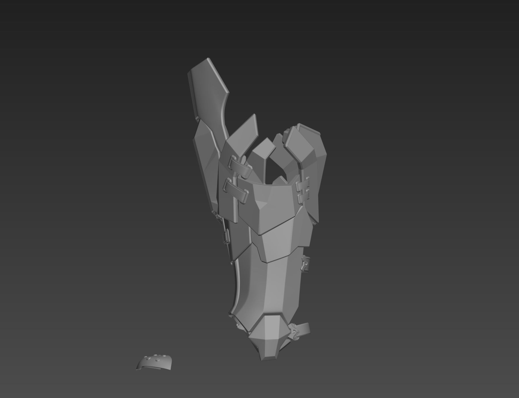 Arkham Knight Armor Batman Cosplay Not including helmet 3D print model_10