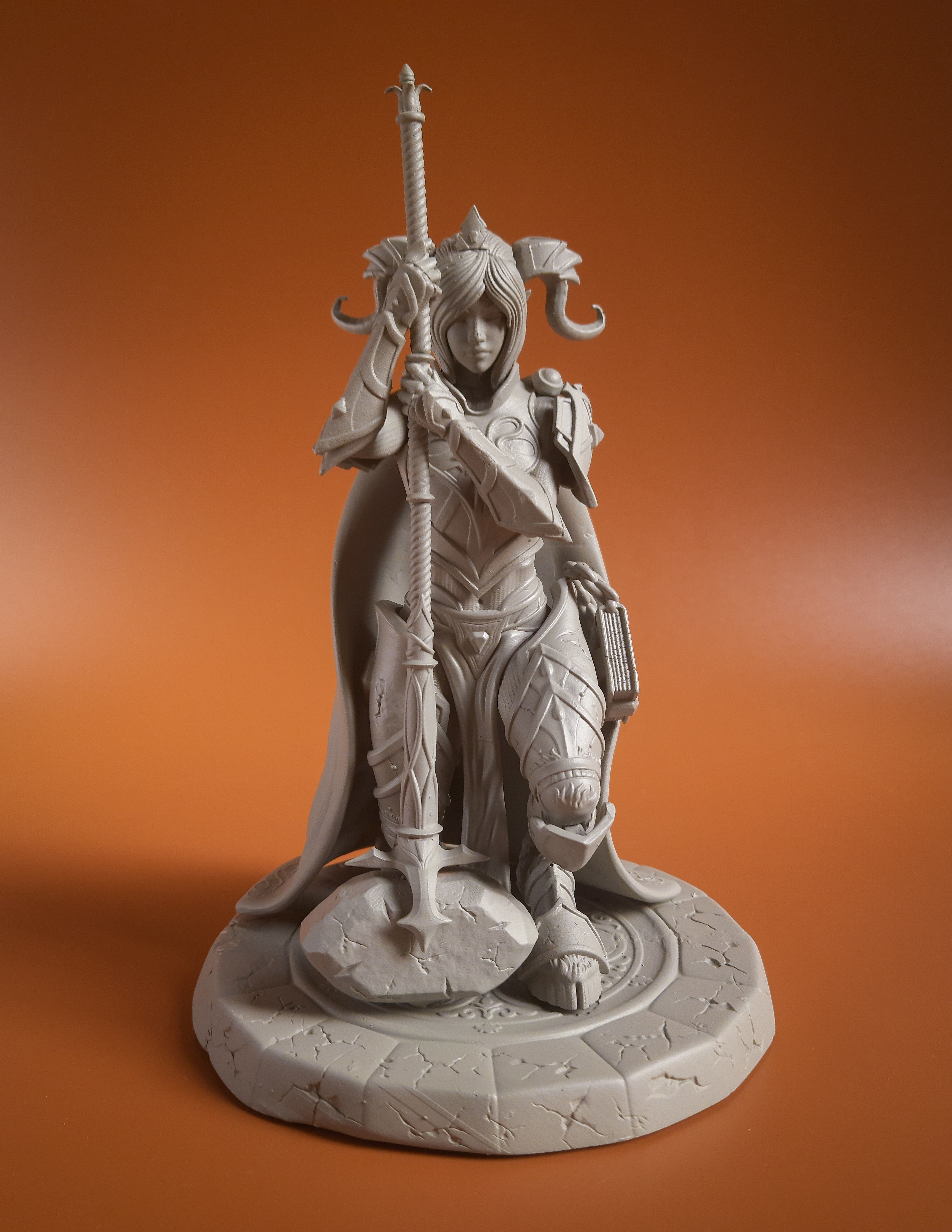Draenei Yrel - World of Warcraft 3D print model_13