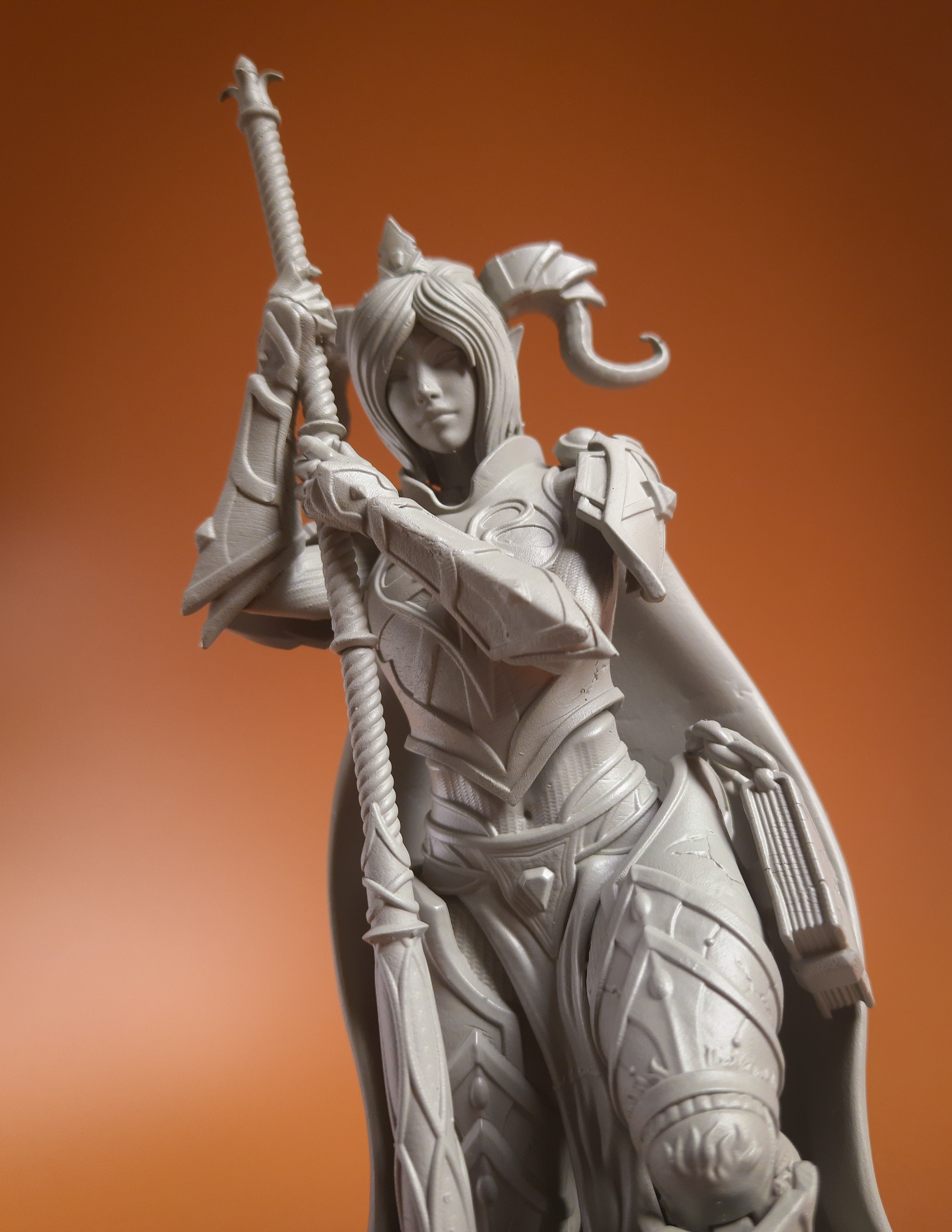 Draenei Yrel - World of Warcraft 3D print model_11