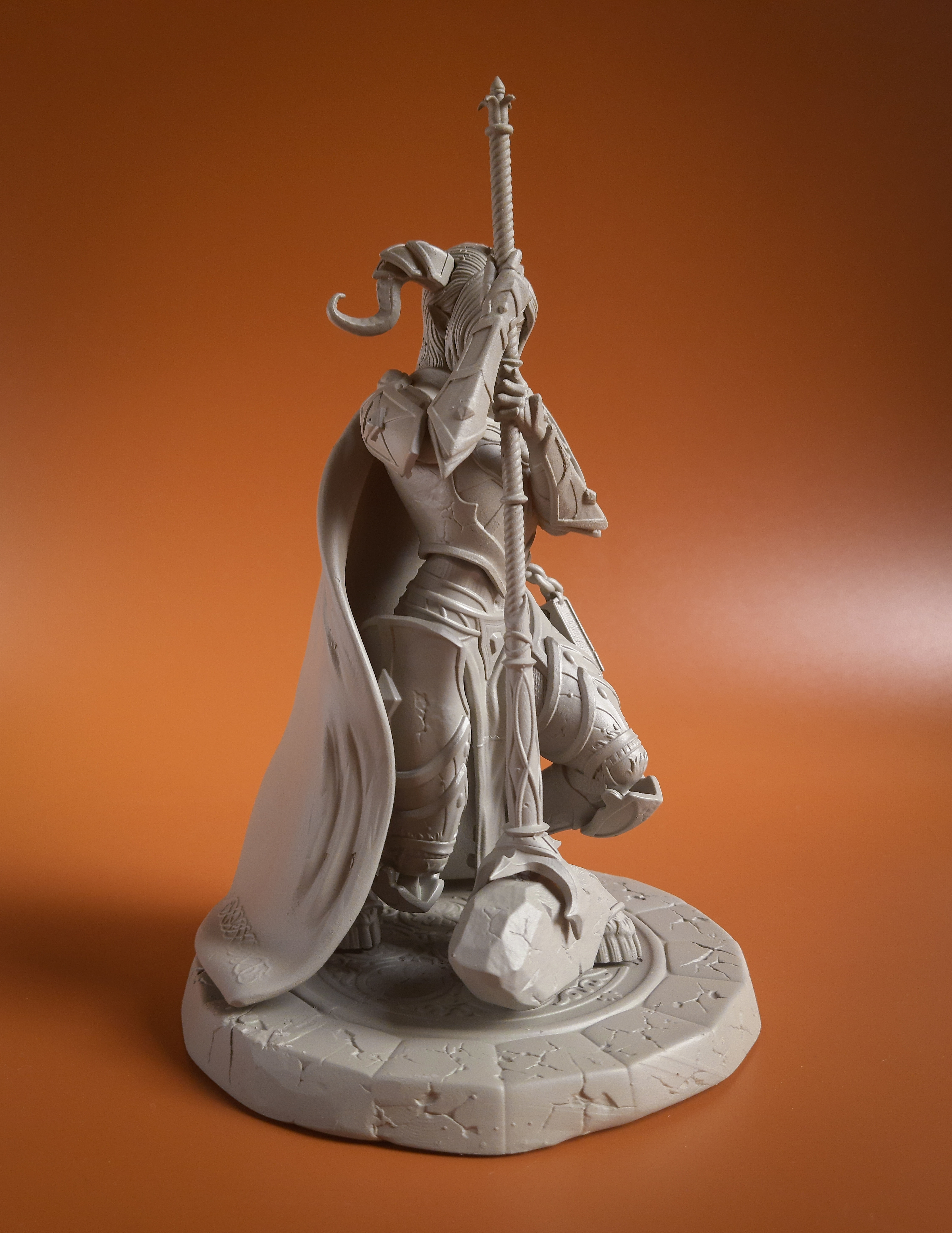 Draenei Yrel - World of Warcraft 3D print model_6