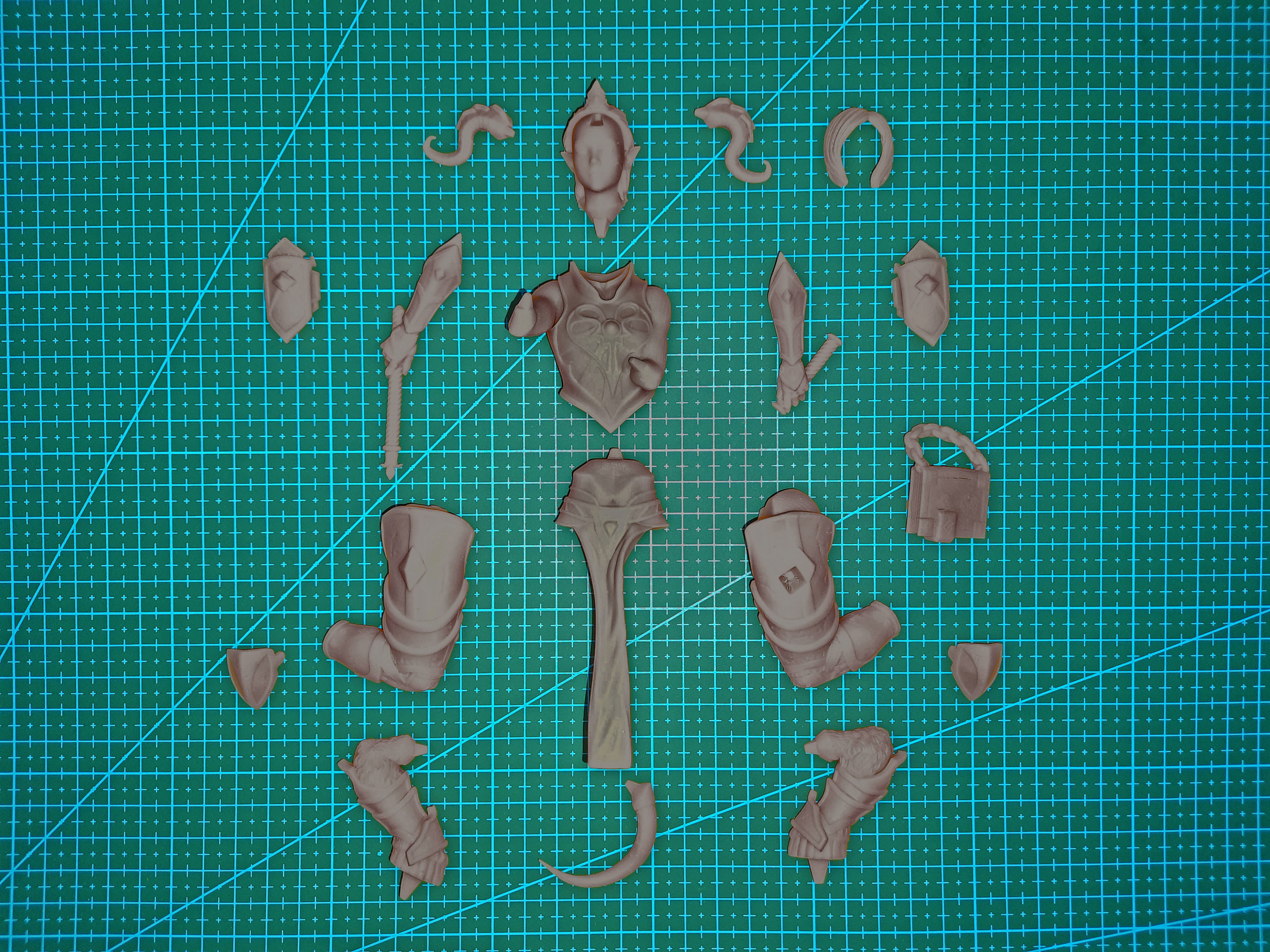 Draenei Yrel - World of Warcraft 3D print model_15