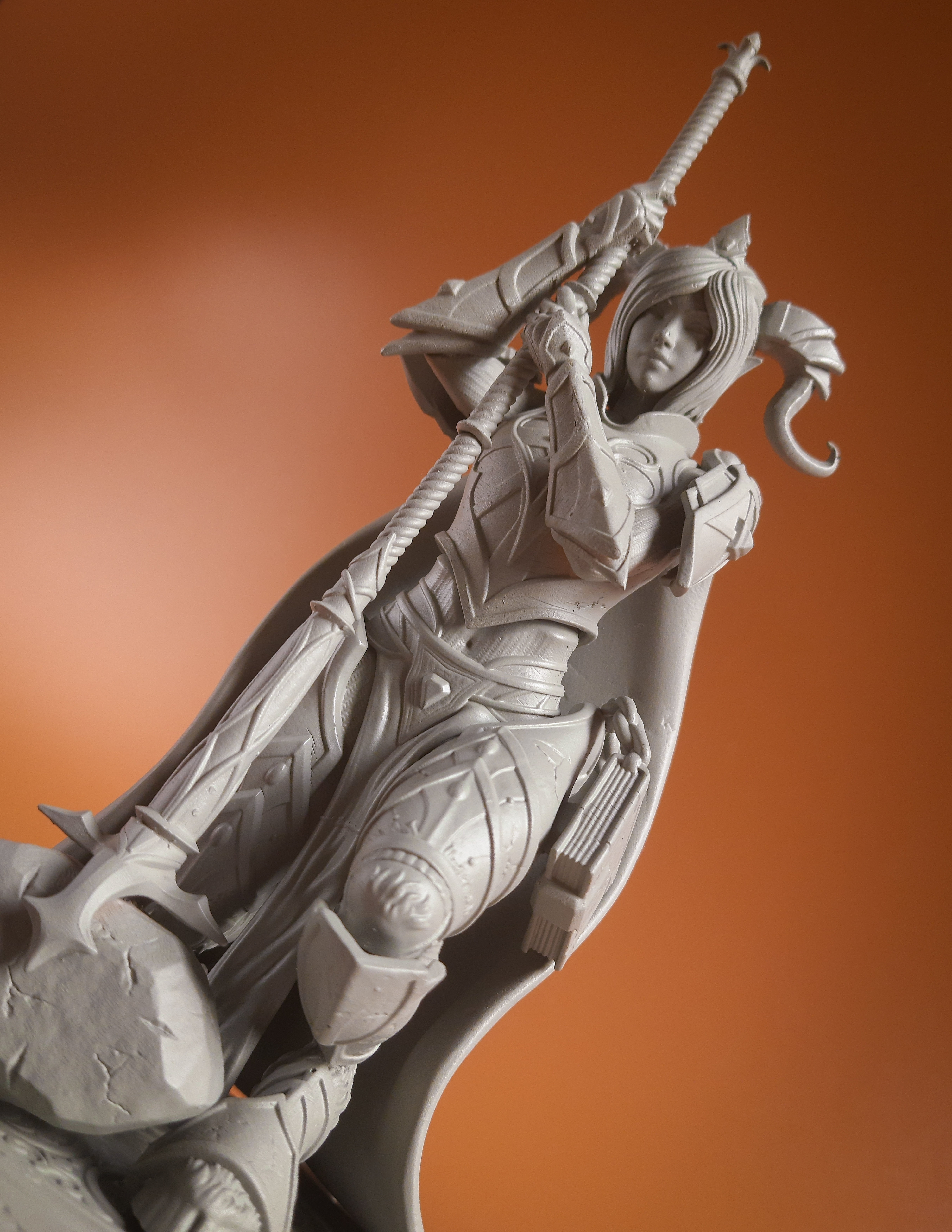 Draenei Yrel - World of Warcraft 3D print model_7