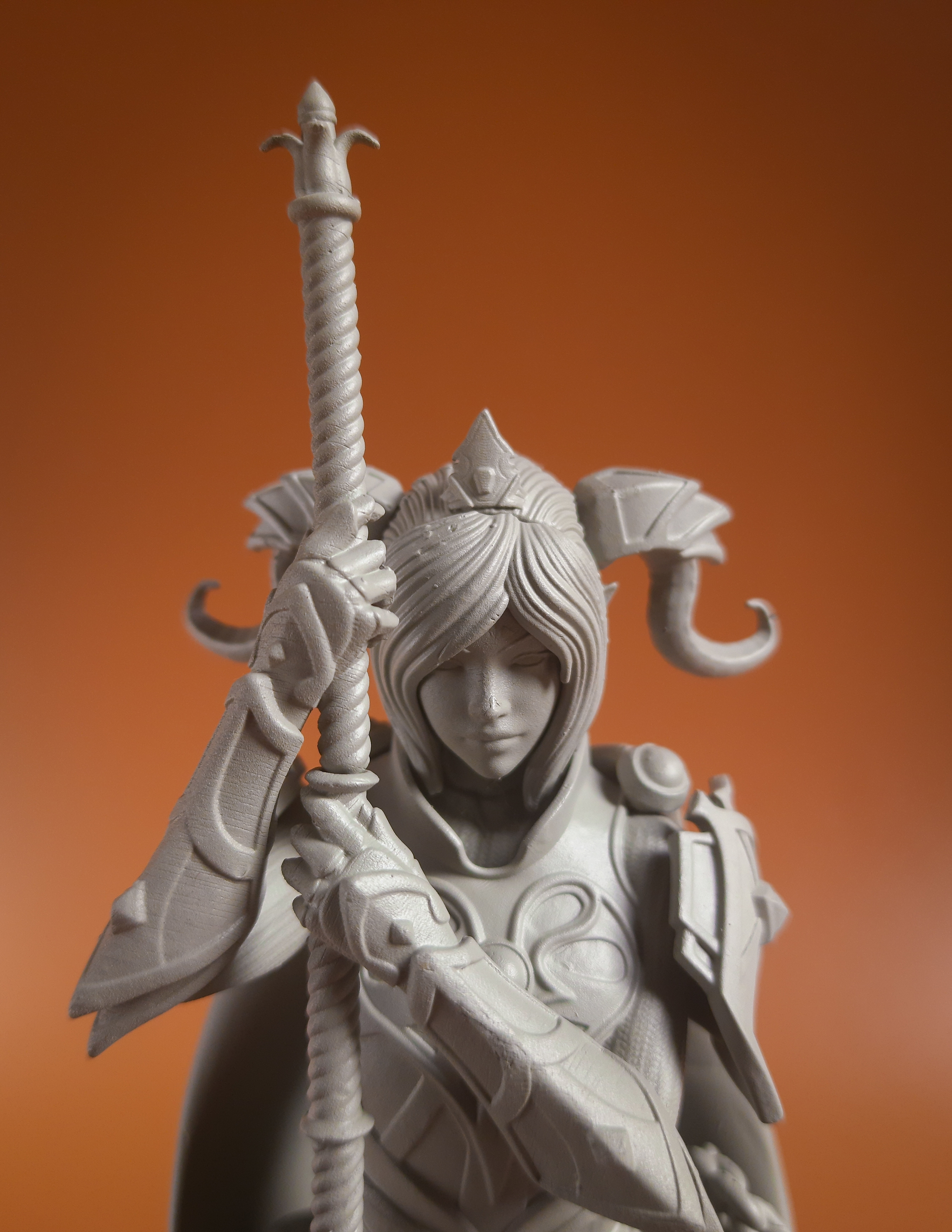 Draenei Yrel - World of Warcraft 3D print model_9