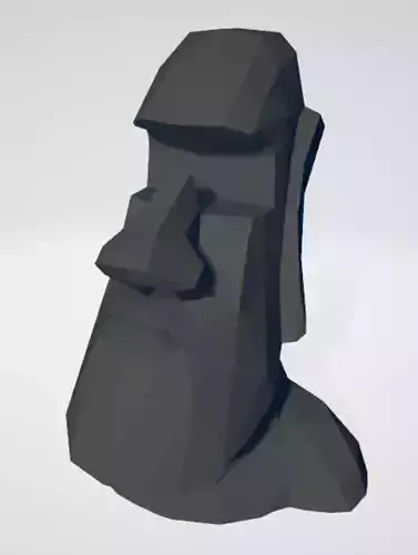 Moai glasses stand