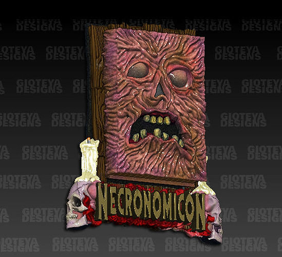 The Necronomicon 3D model