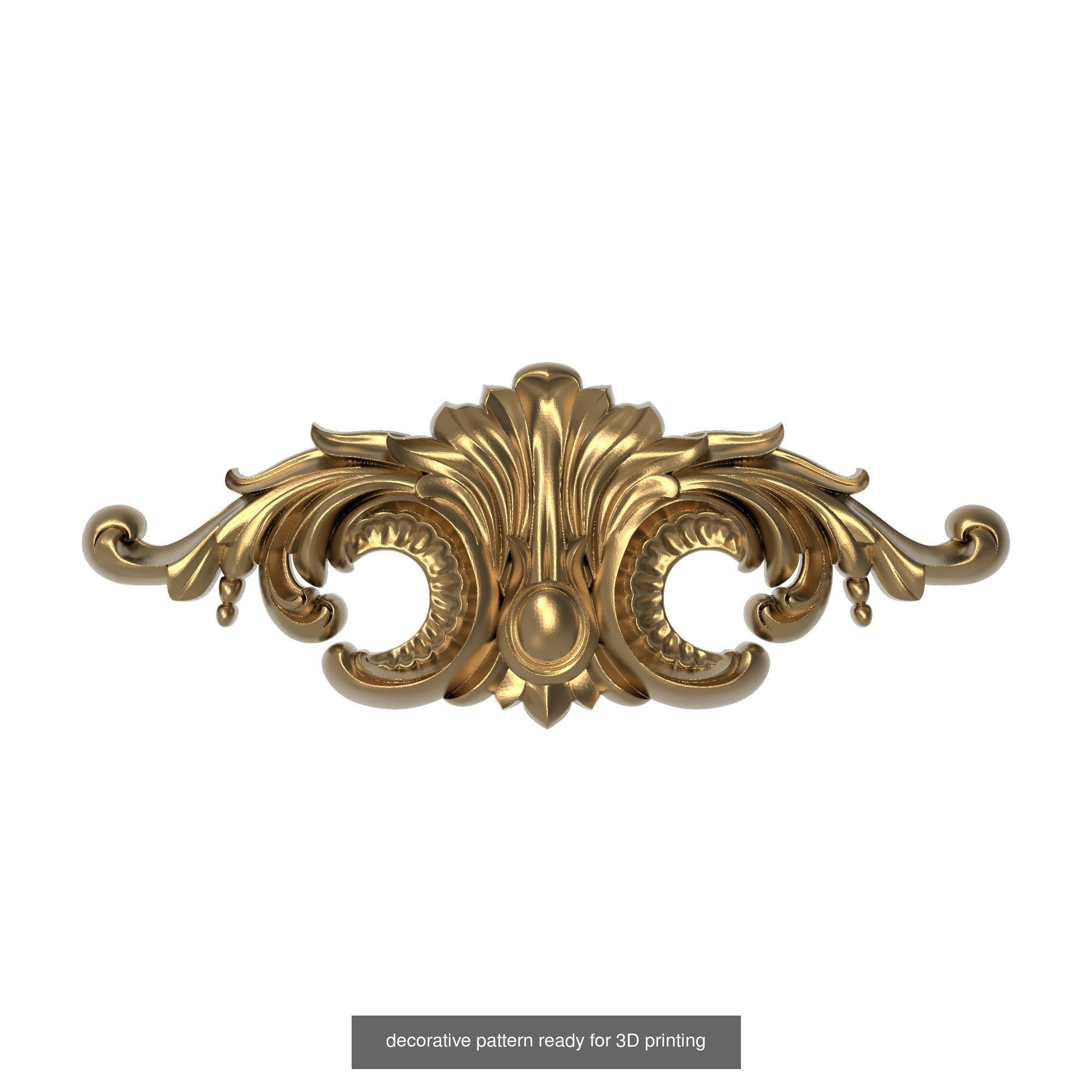 20 decorative pattern set ready for 3D printing 3D Model Collection_6